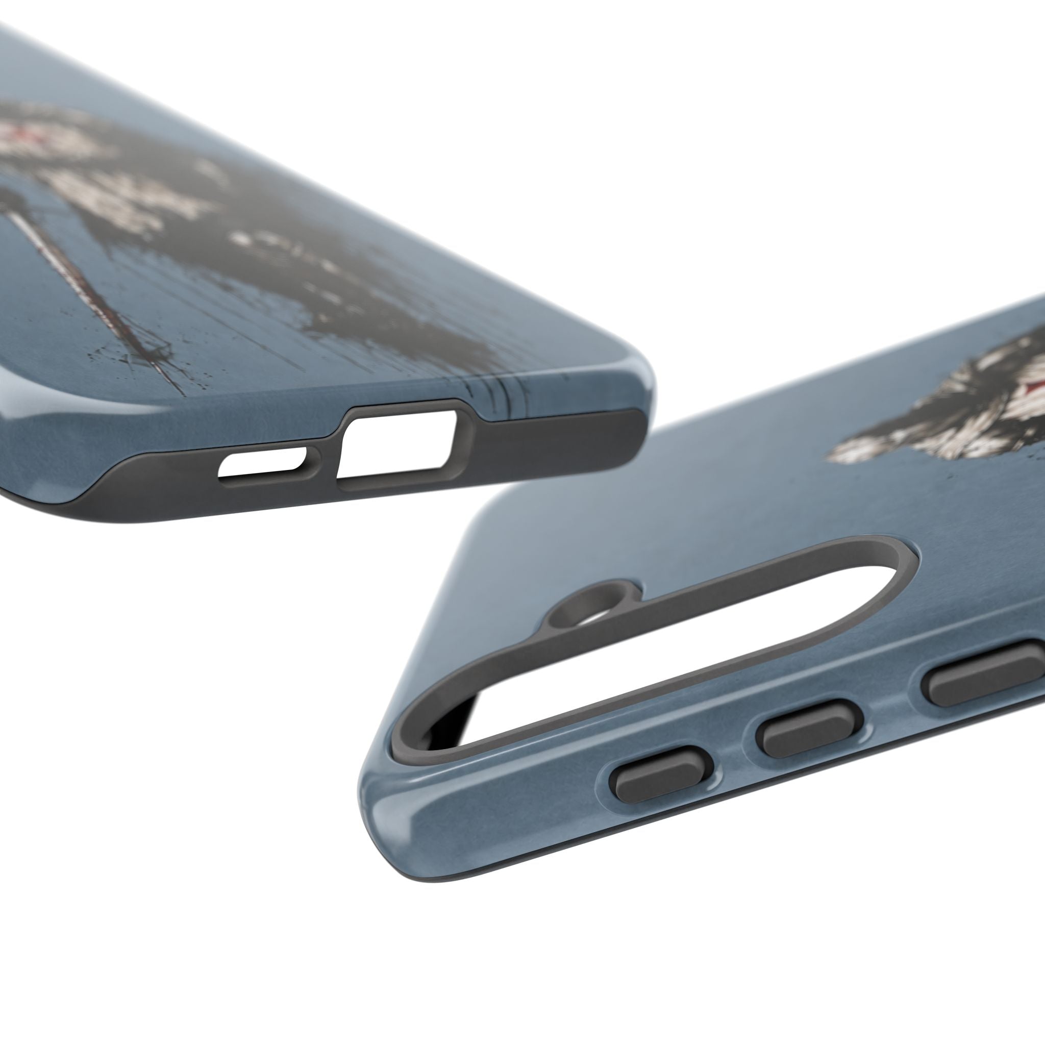 Knight Of The Templar Order Phone Case | Faded Steel Blue