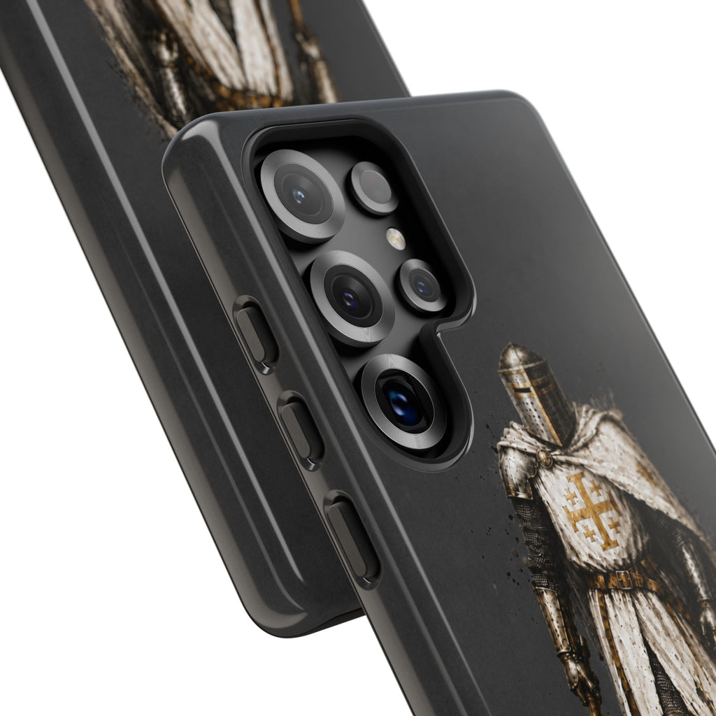 Knight Of The Kingdom Of Jerusalem Phone Case | Charcoal Grey