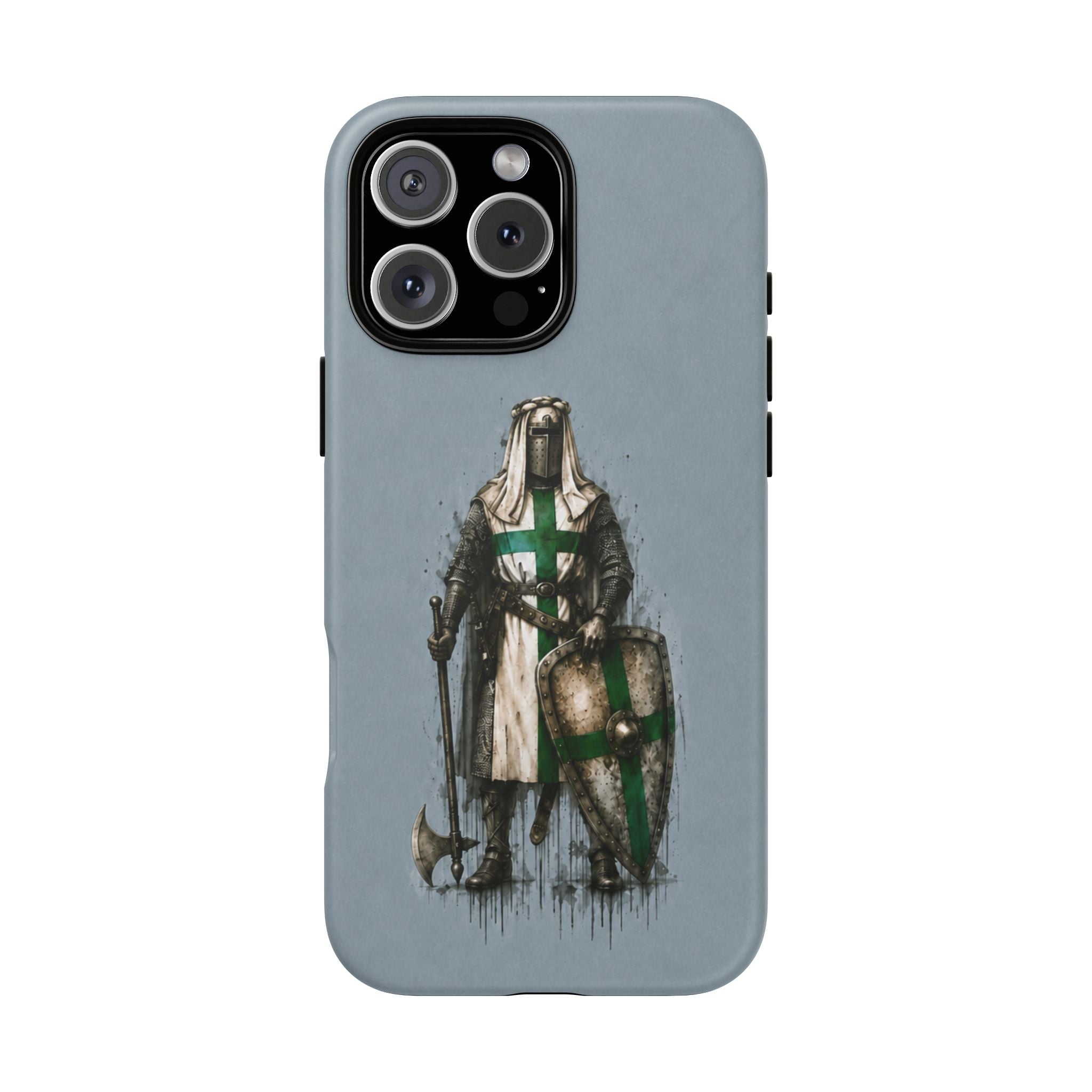 Knight Of The Order Of Saint Lazarus Phone Case | Faded Steel Blue