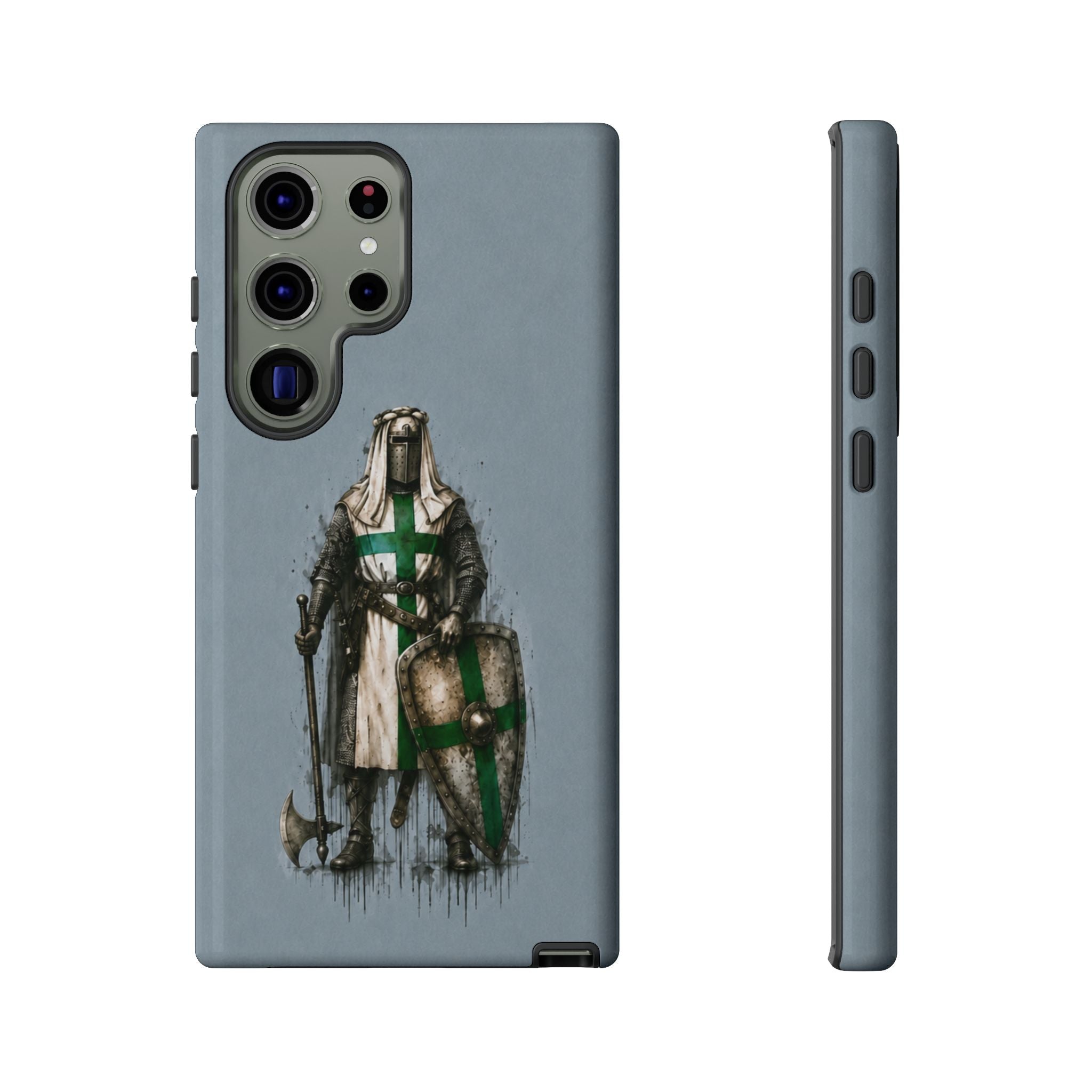 Knight Of The Order Of Saint Lazarus Phone Case | Faded Steel Blue