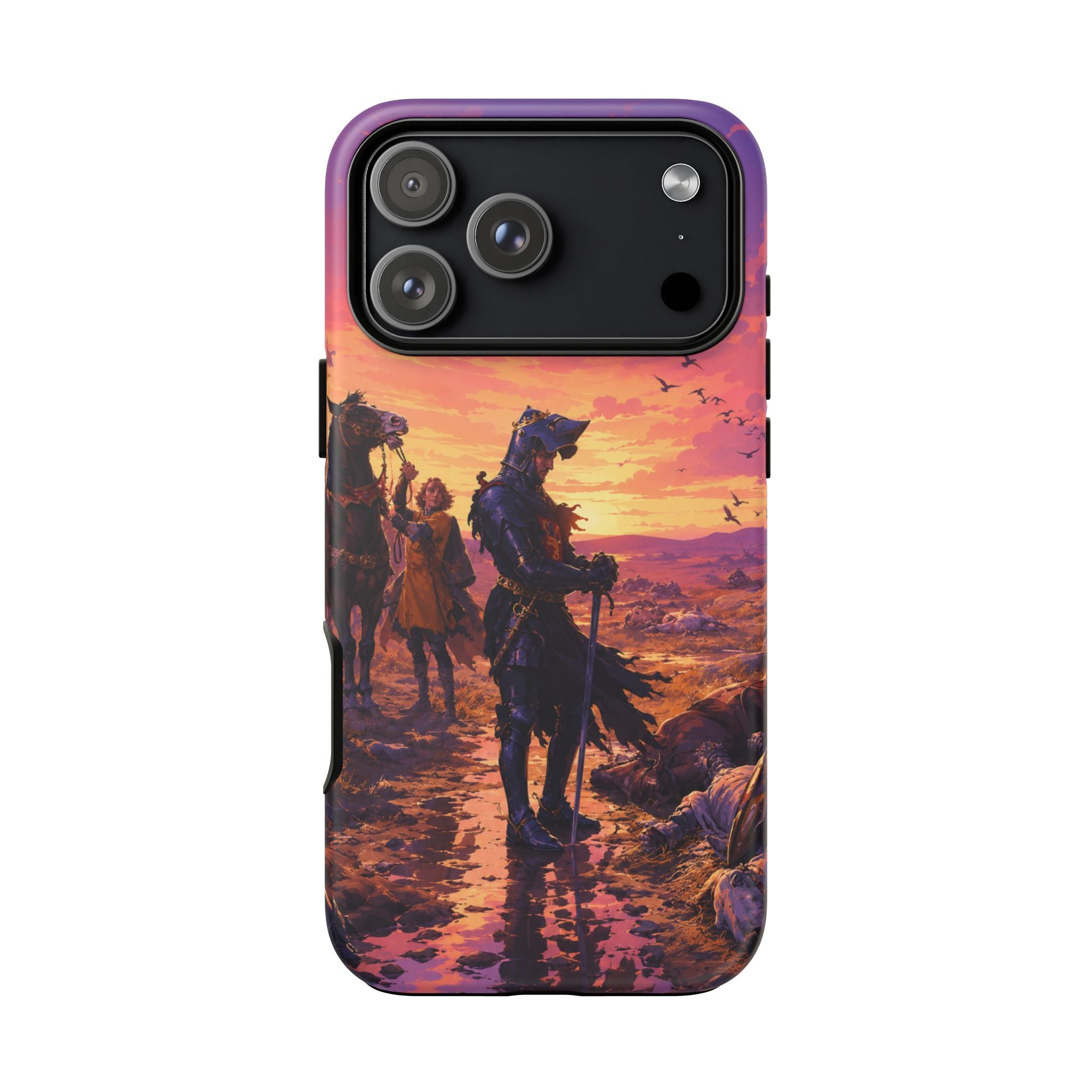 Medieval Knight Phone Cases In The GTA VI Art Style