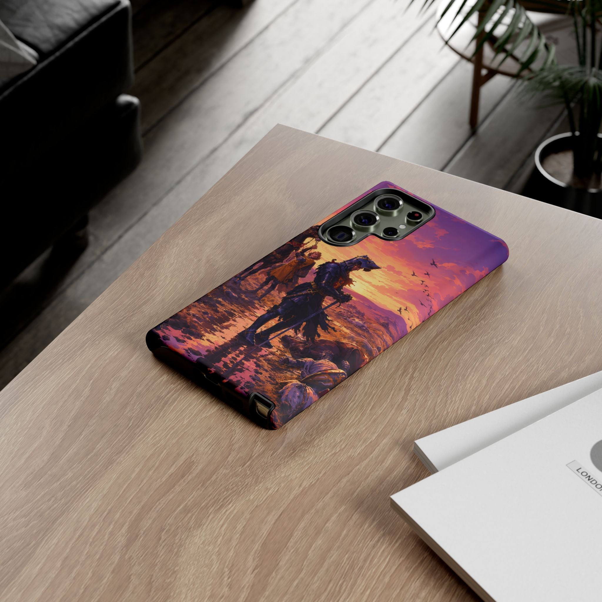 Medieval Knight Phone Cases In The GTA VI Art Style