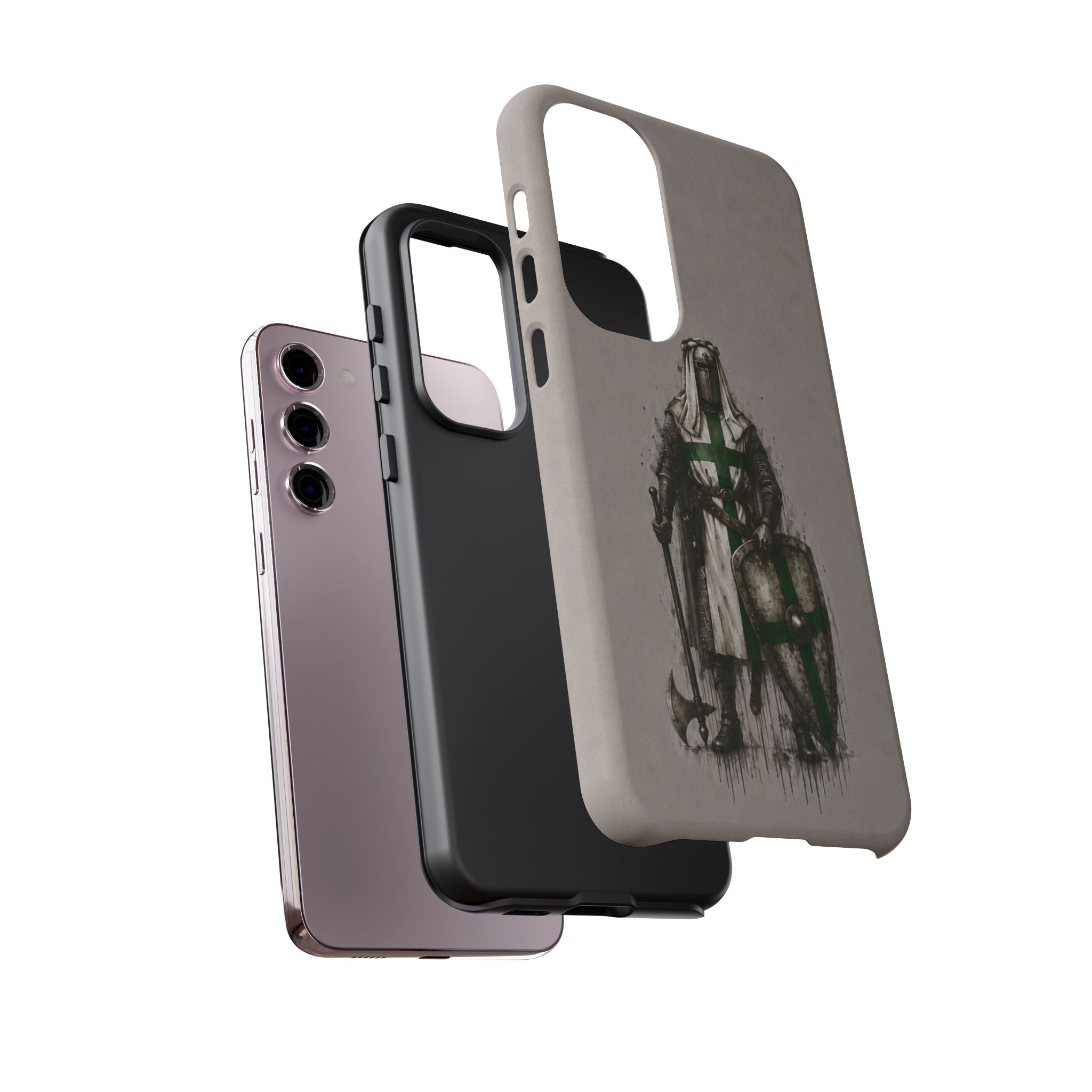Knight Of The Order Of Saint Lazarus Phone Case | Stone Grey