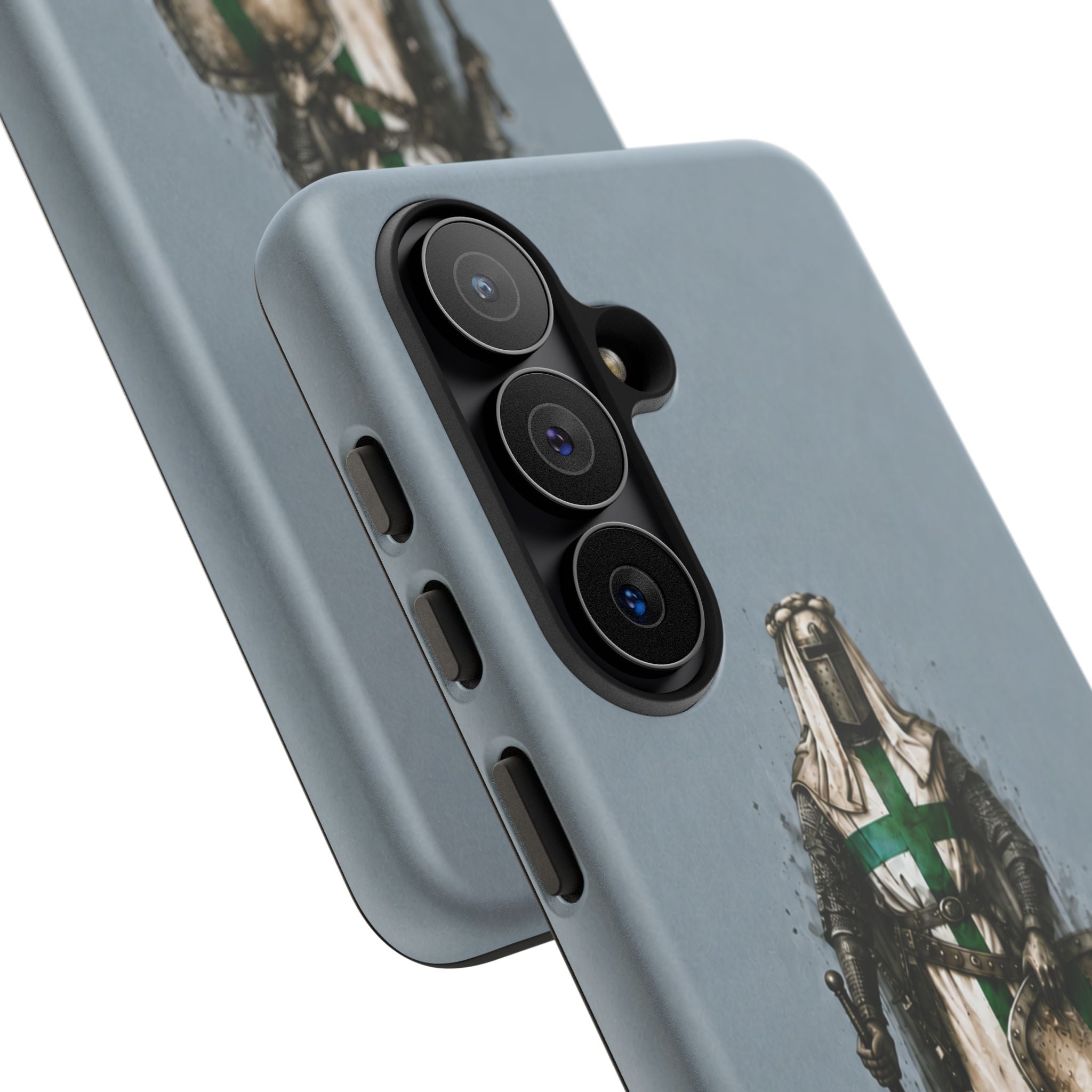 Knight Of The Order Of Saint Lazarus Phone Case | Faded Steel Blue