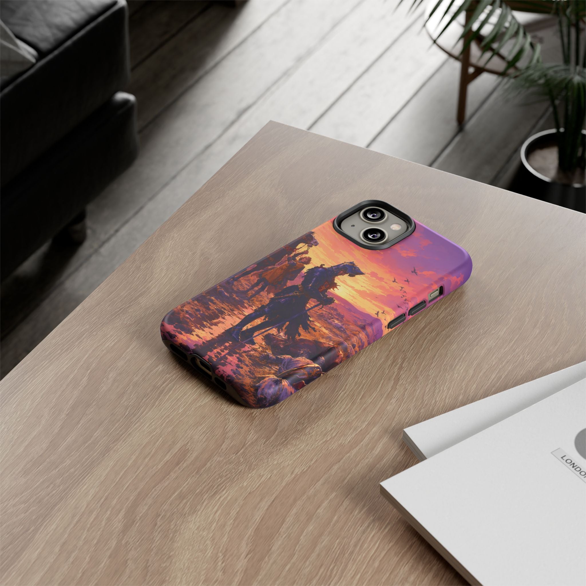 Medieval Knight Phone Cases In The GTA VI Art Style