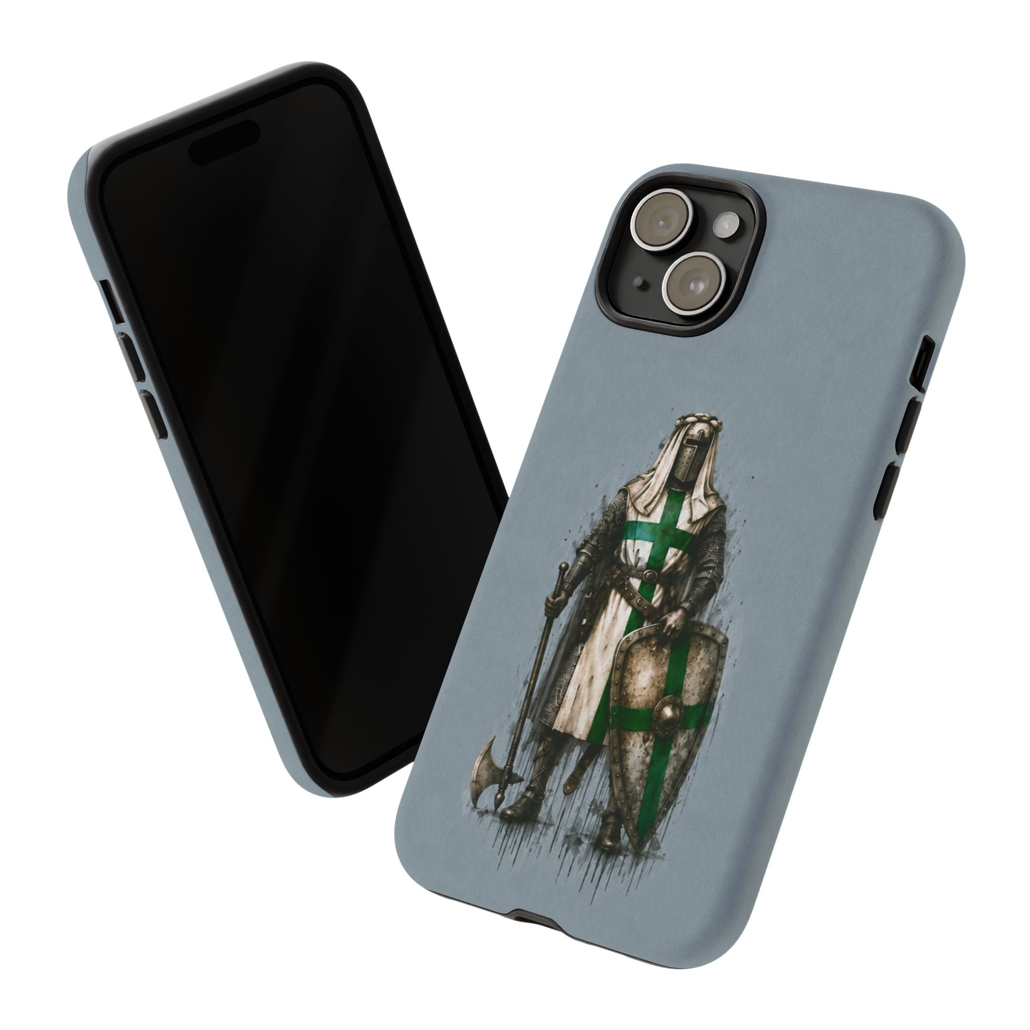 Knight Of The Order Of Saint Lazarus Phone Case | Faded Steel Blue