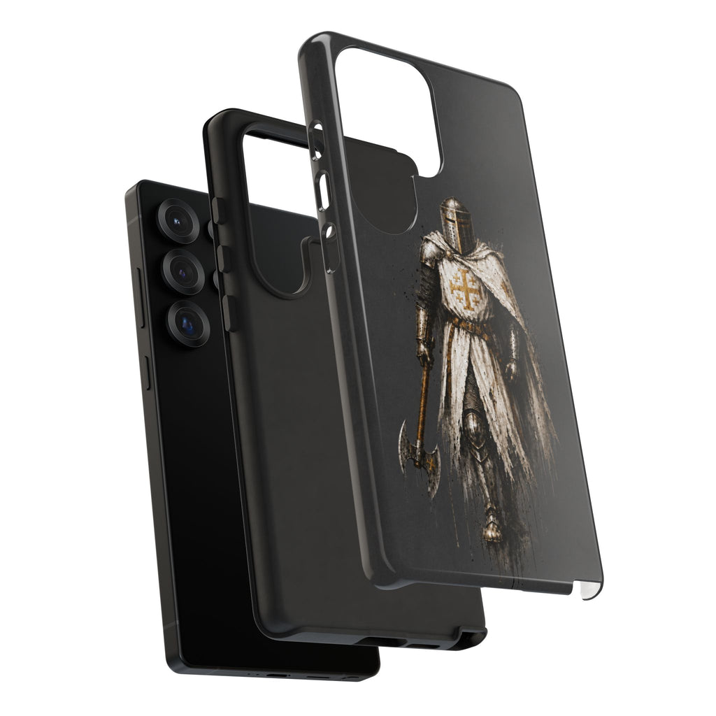 Knight Of The Kingdom Of Jerusalem Phone Case | Charcoal Grey