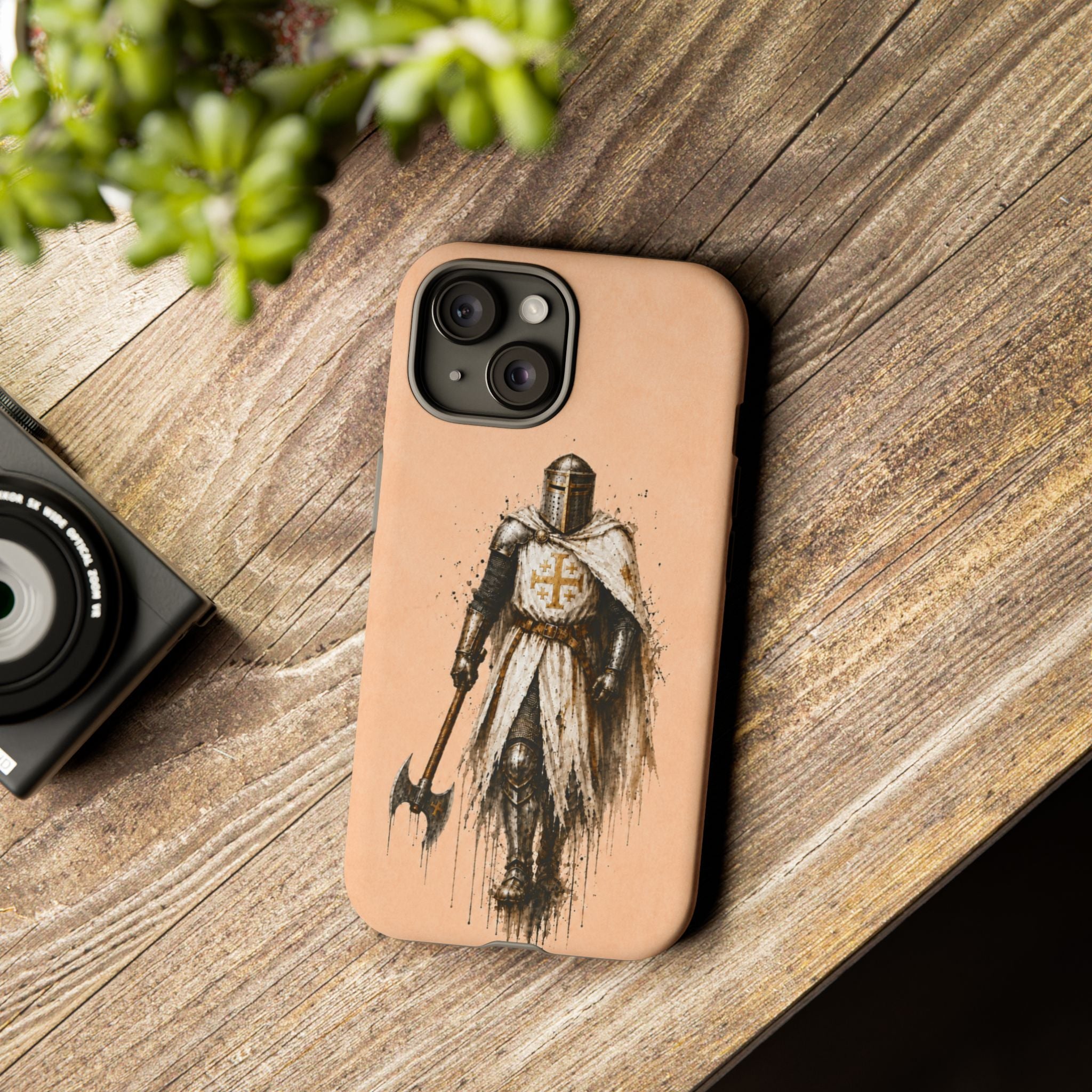 Knight Of The Kingdom Of Jerusalem Phone Case | Peach