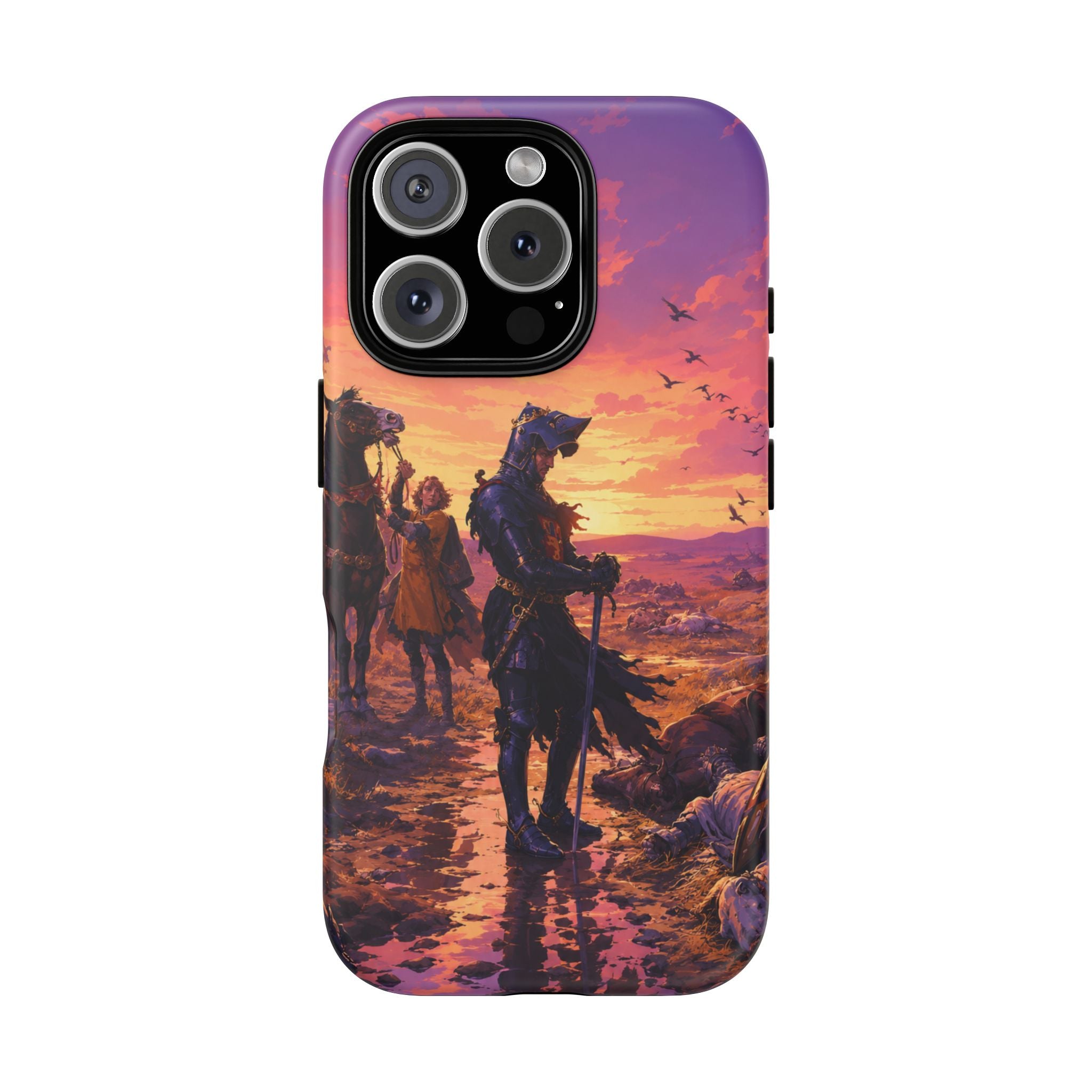 Medieval Knight Phone Cases In The GTA VI Art Style