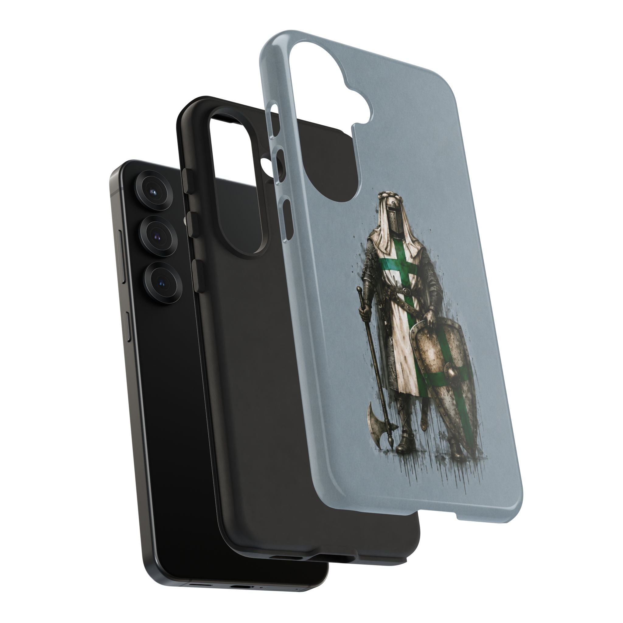 Knight Of The Order Of Saint Lazarus Phone Case | Faded Steel Blue