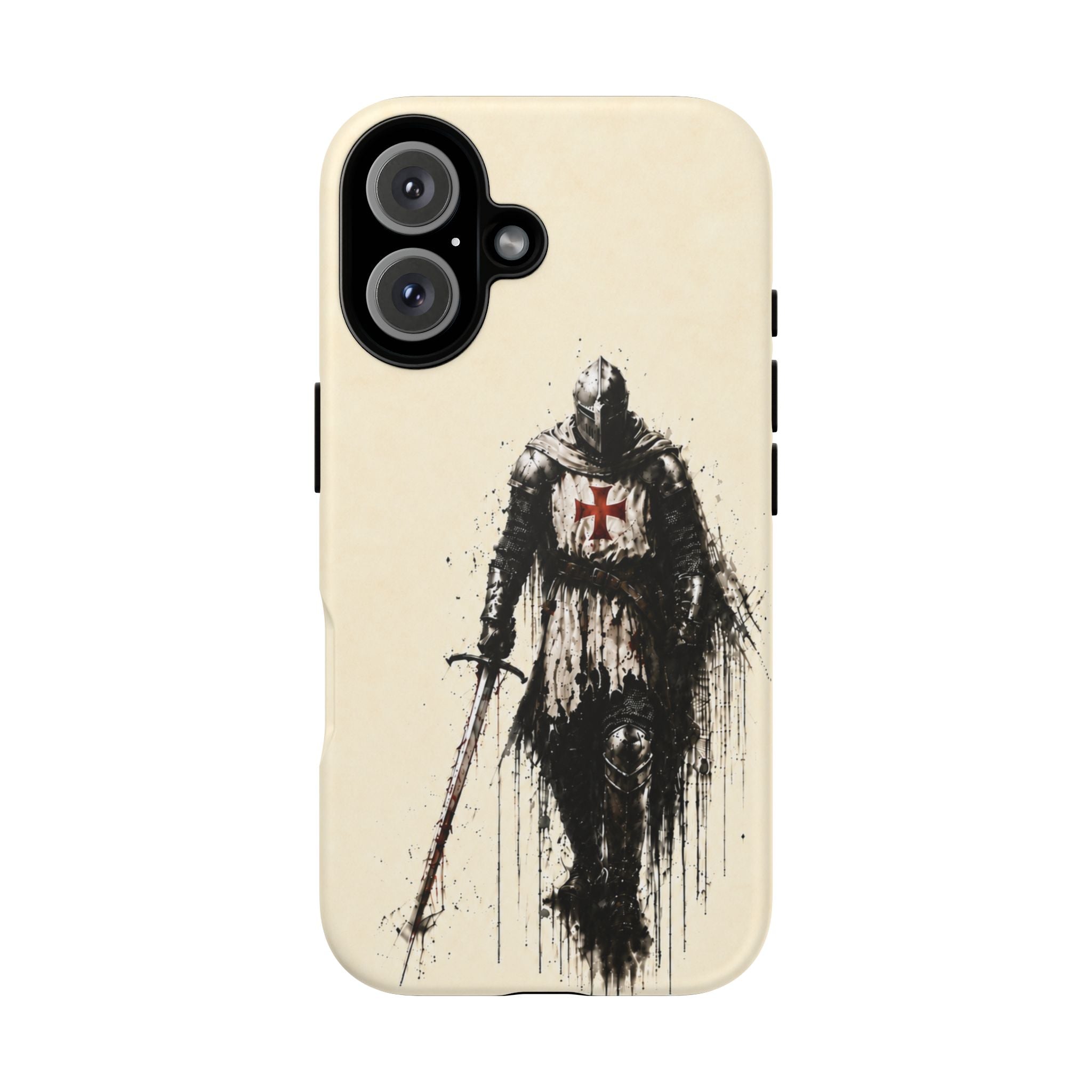 Knight Of The Templar Order Phone Case | Parchment Ivory