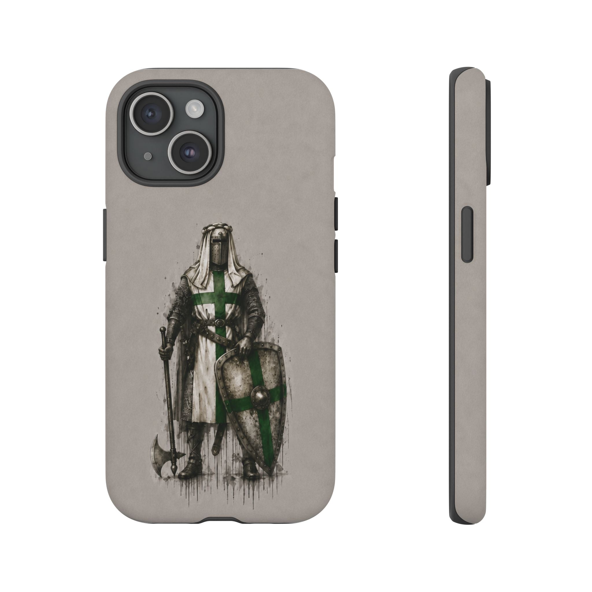 Knight Of The Order Of Saint Lazarus Phone Case | Stone Grey