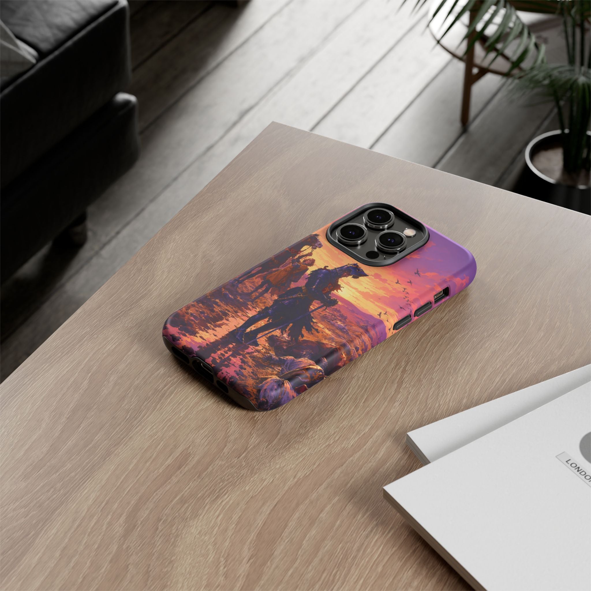 Medieval Knight Phone Cases In The GTA VI Art Style