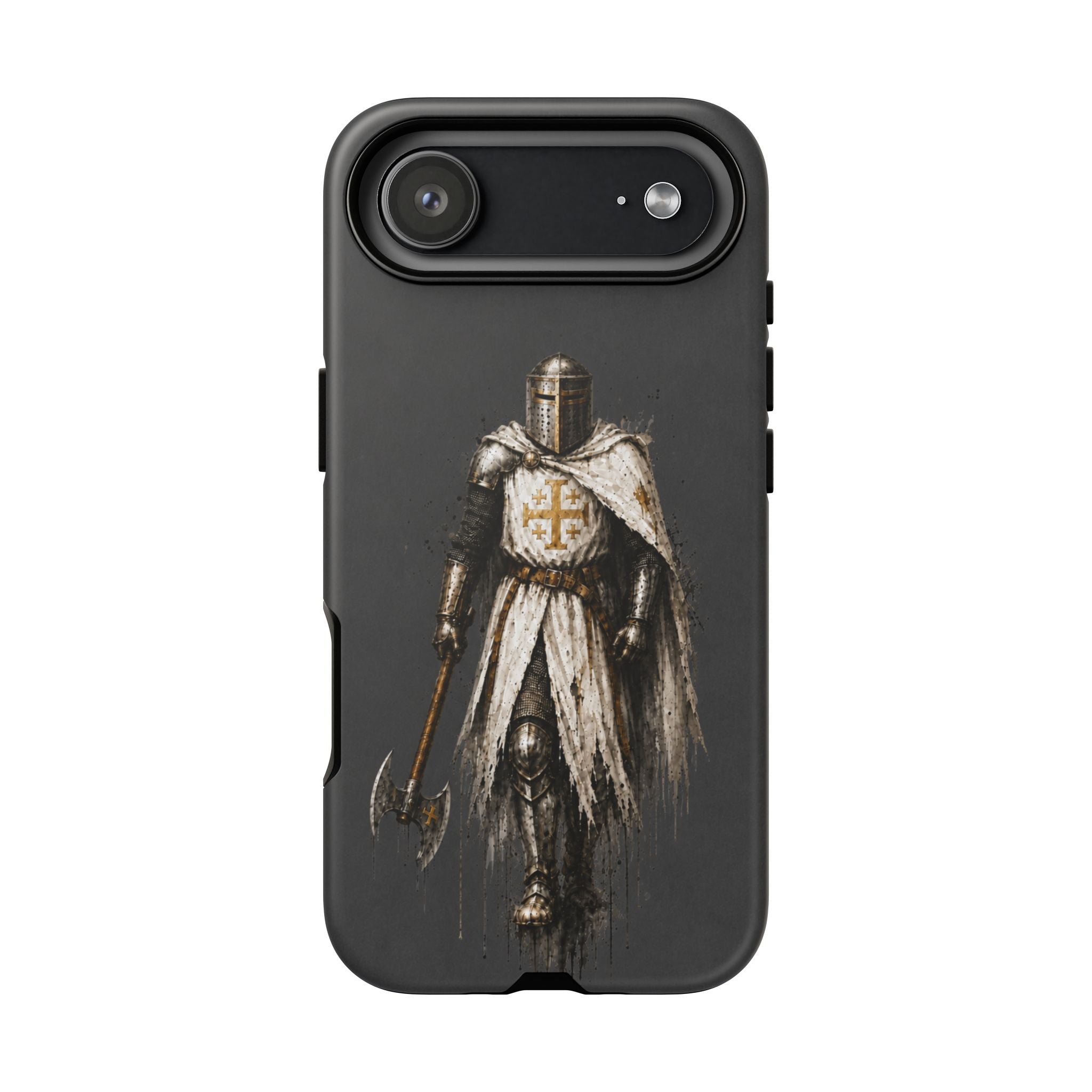 Knight Of The Kingdom Of Jerusalem Phone Case | Charcoal Grey