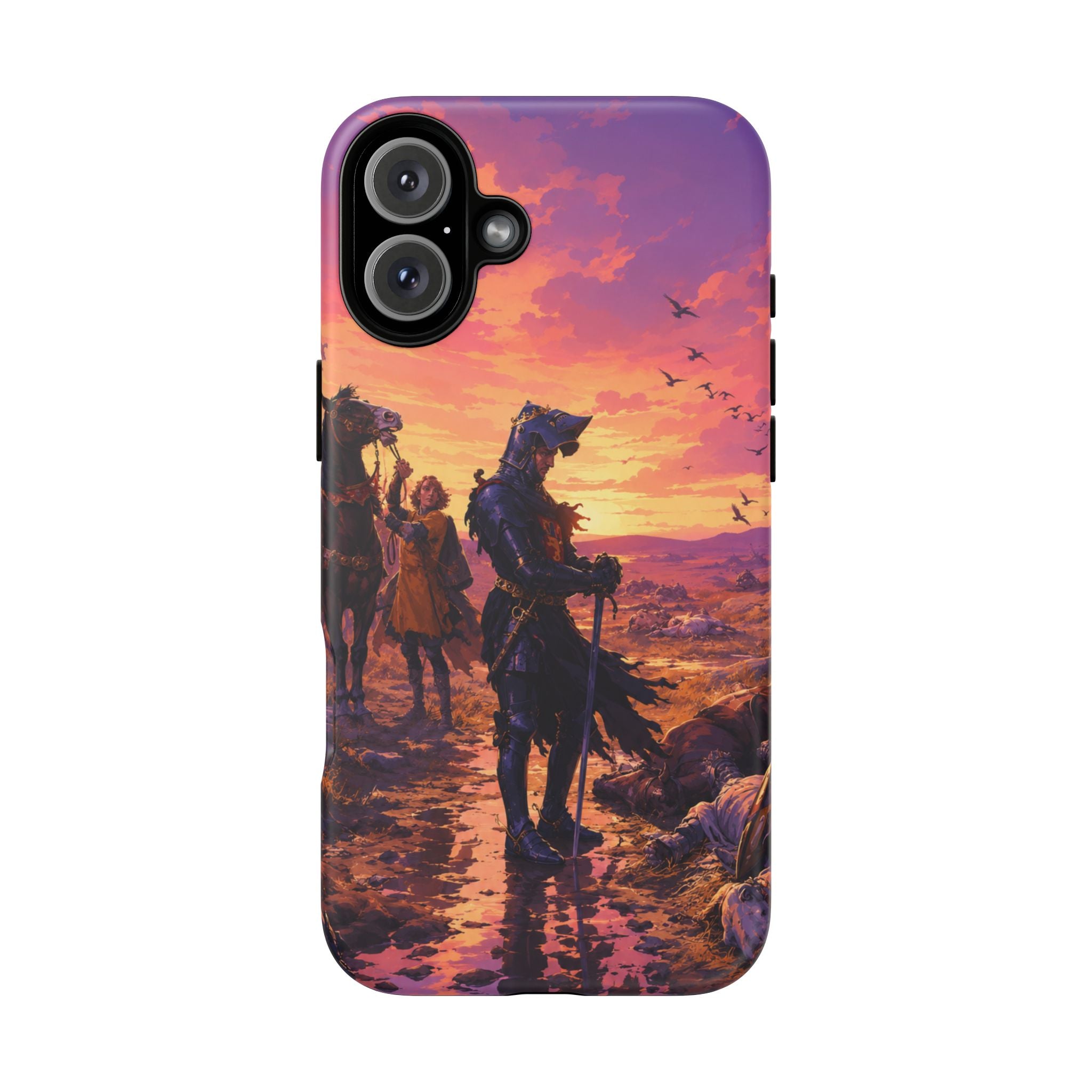 Medieval Knight Phone Cases In The GTA VI Art Style