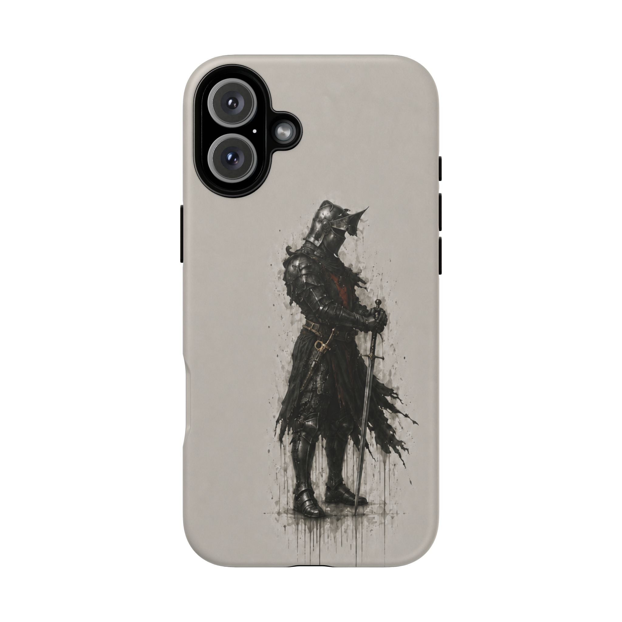 The Black Prince Phone Case | Stone Grey