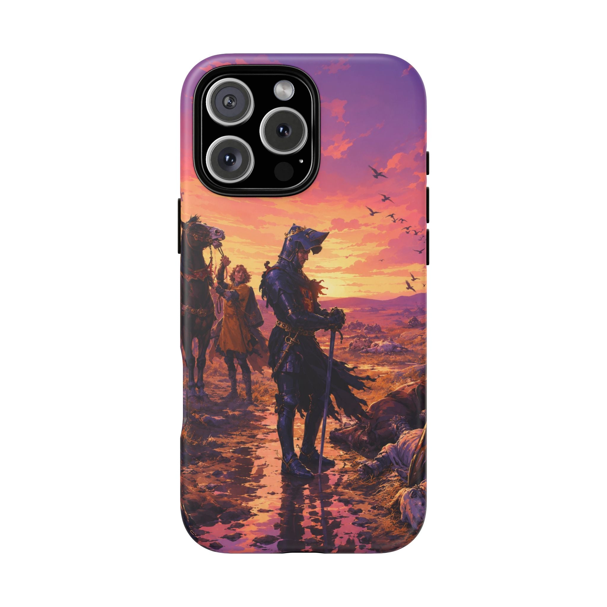 Medieval Knight Phone Cases In The GTA VI Art Style