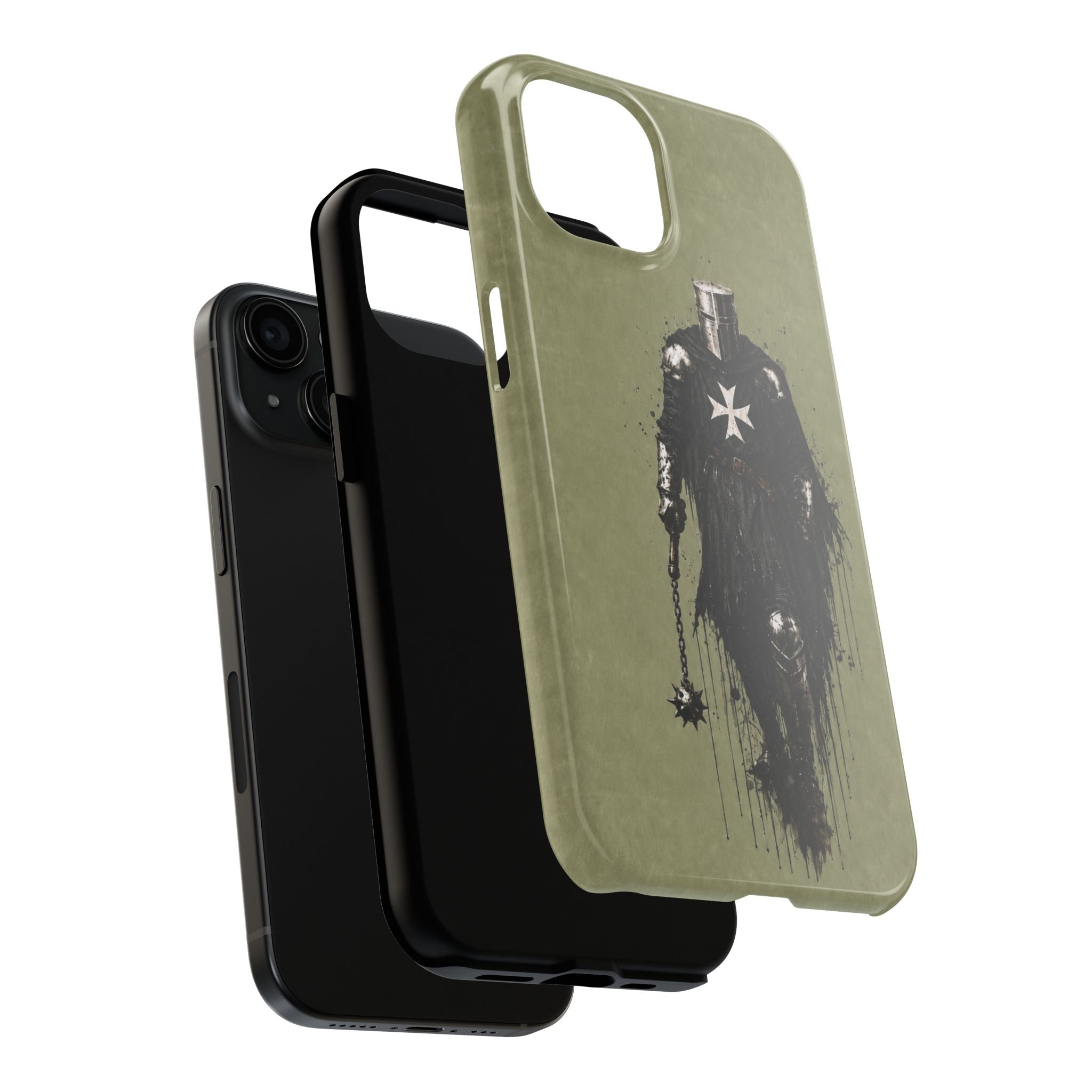 Knight Of The Hospitaller Order Phone Case I Dusty Sage
