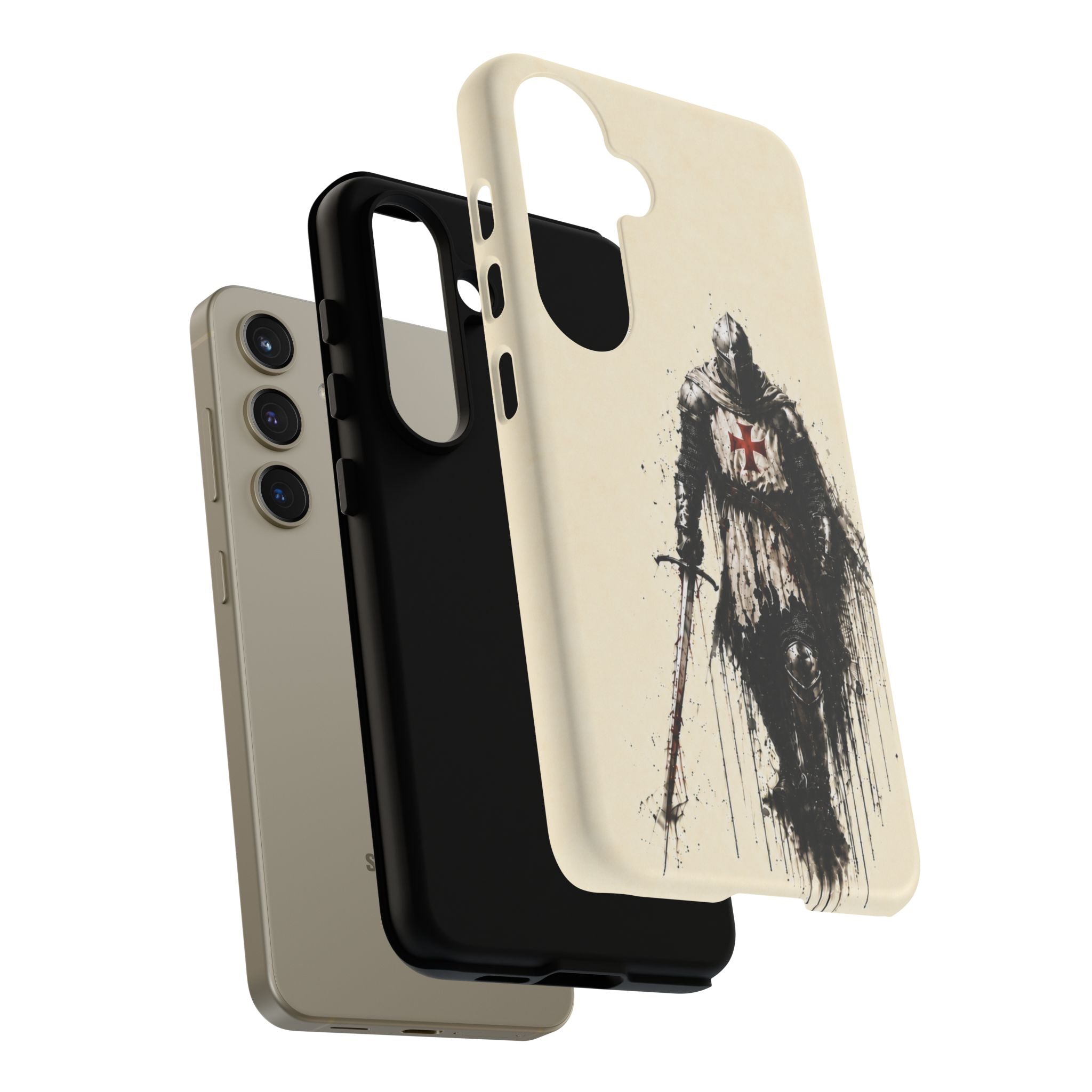 Knight Of The Templar Order Phone Case | Parchment Ivory