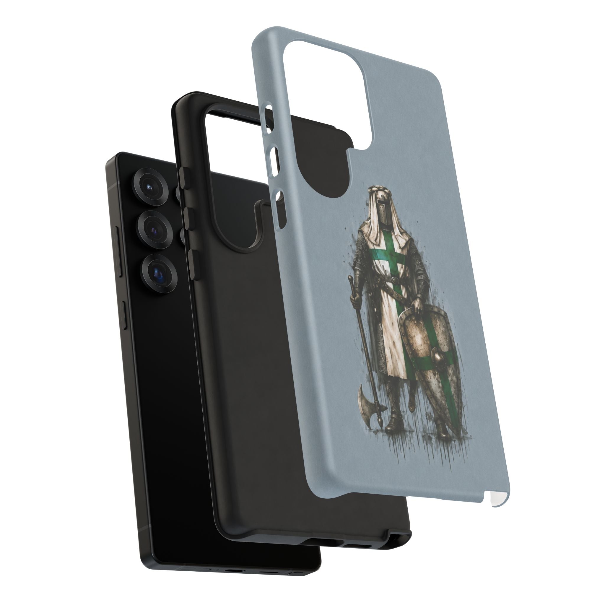 Knight Of The Order Of Saint Lazarus Phone Case | Faded Steel Blue