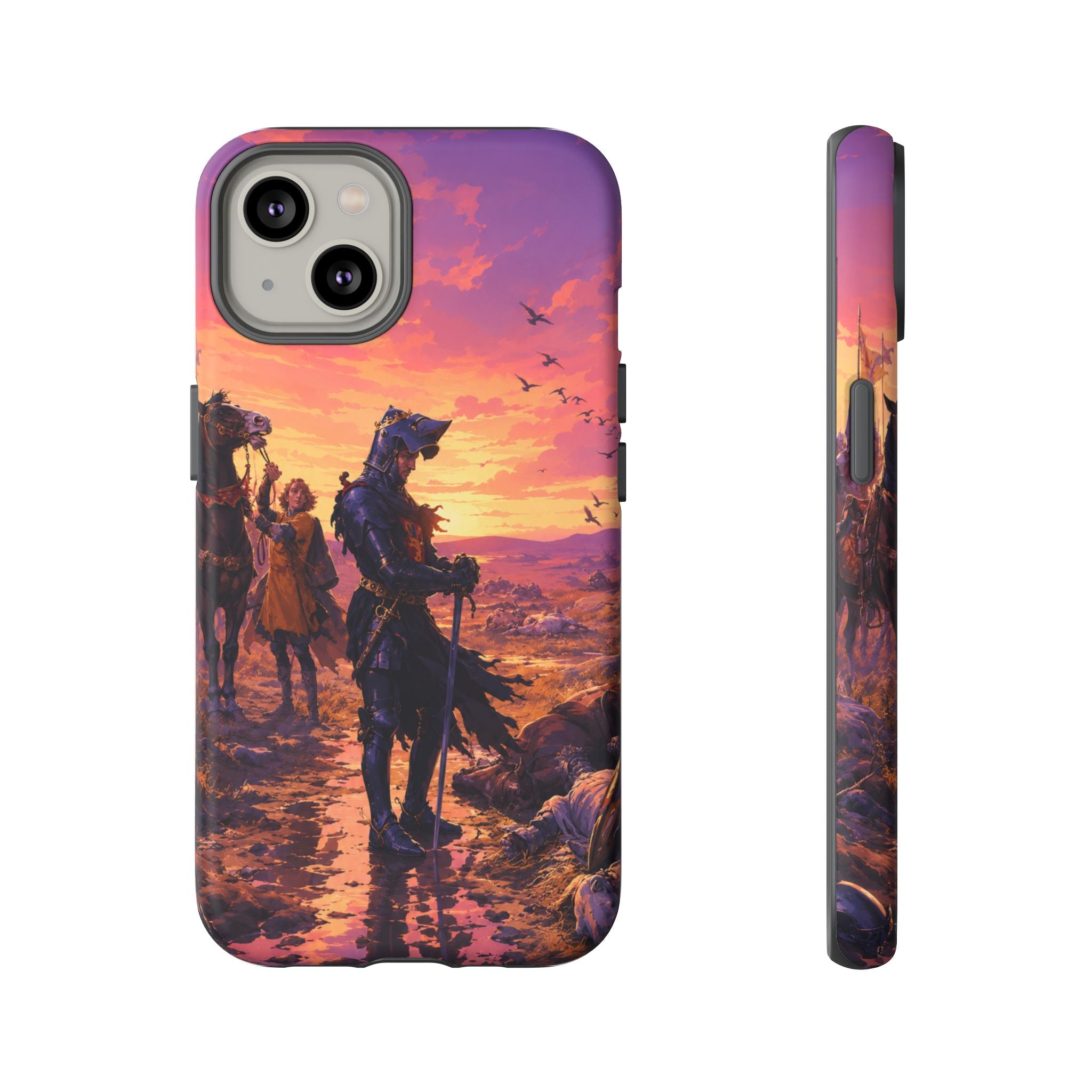 Medieval Knight Phone Cases In The GTA VI Art Style