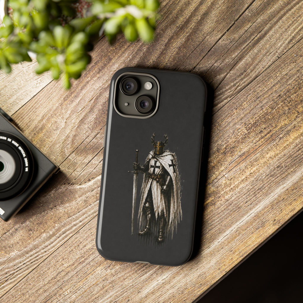 Knight Of The Teutonic Order Phone Case | Charcoal Grey
