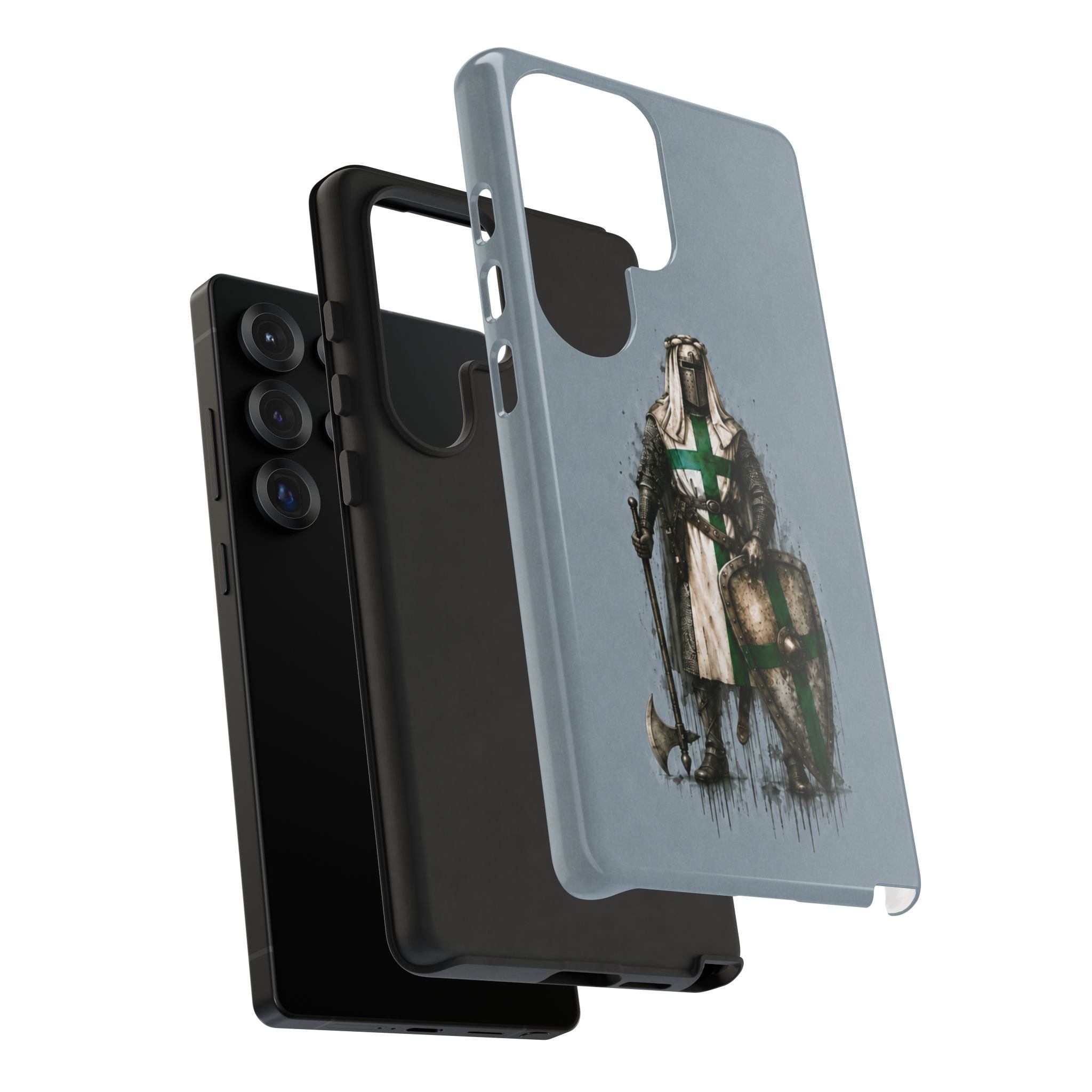 Knight Of The Order Of Saint Lazarus Phone Case | Faded Steel Blue