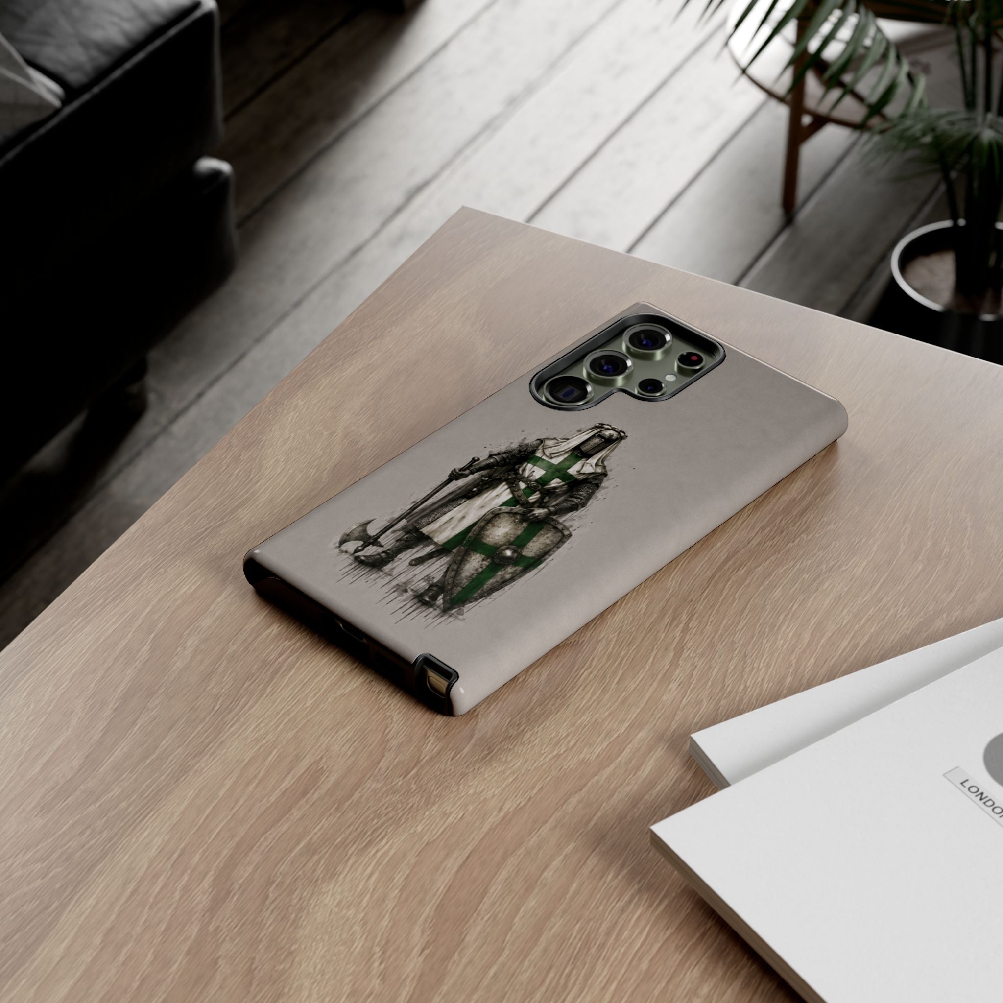 Knight Of The Order Of Saint Lazarus Phone Case | Stone Grey
