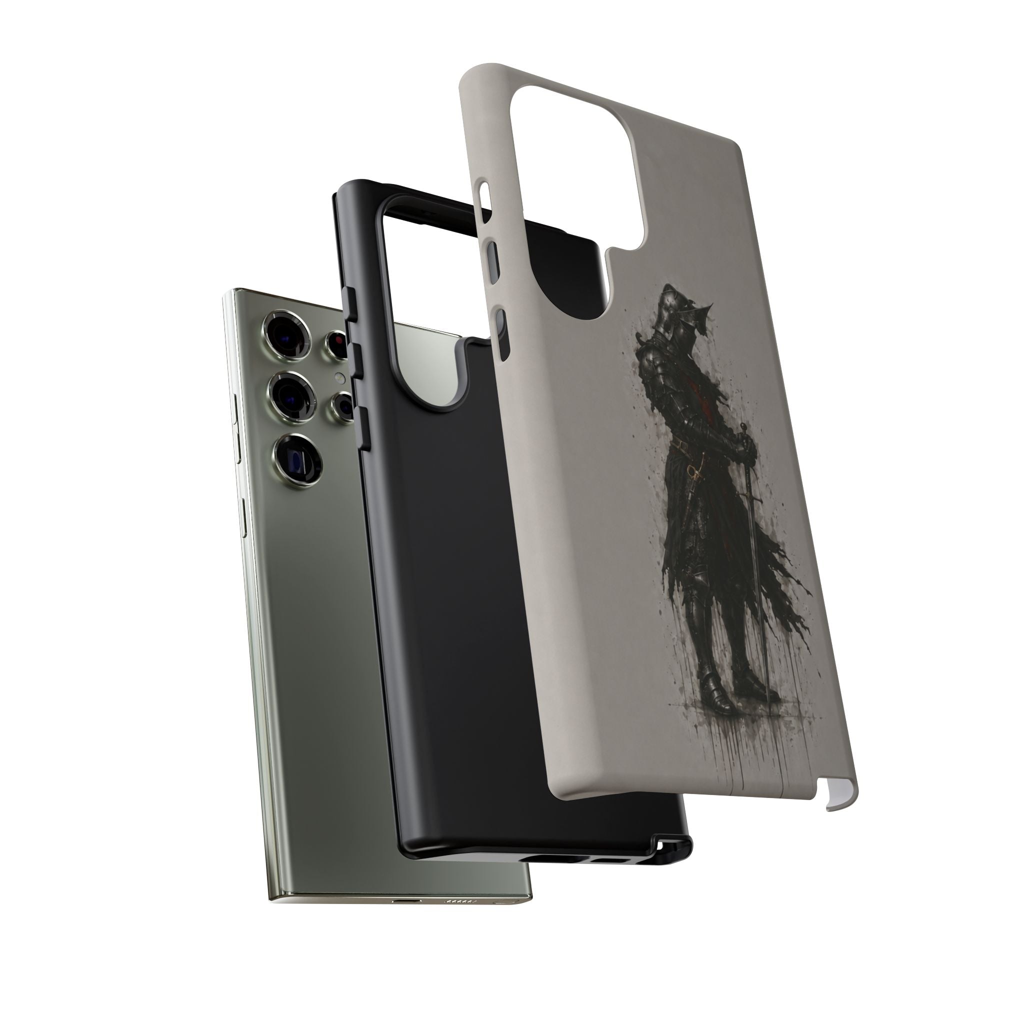 The Black Prince Phone Case | Stone Grey
