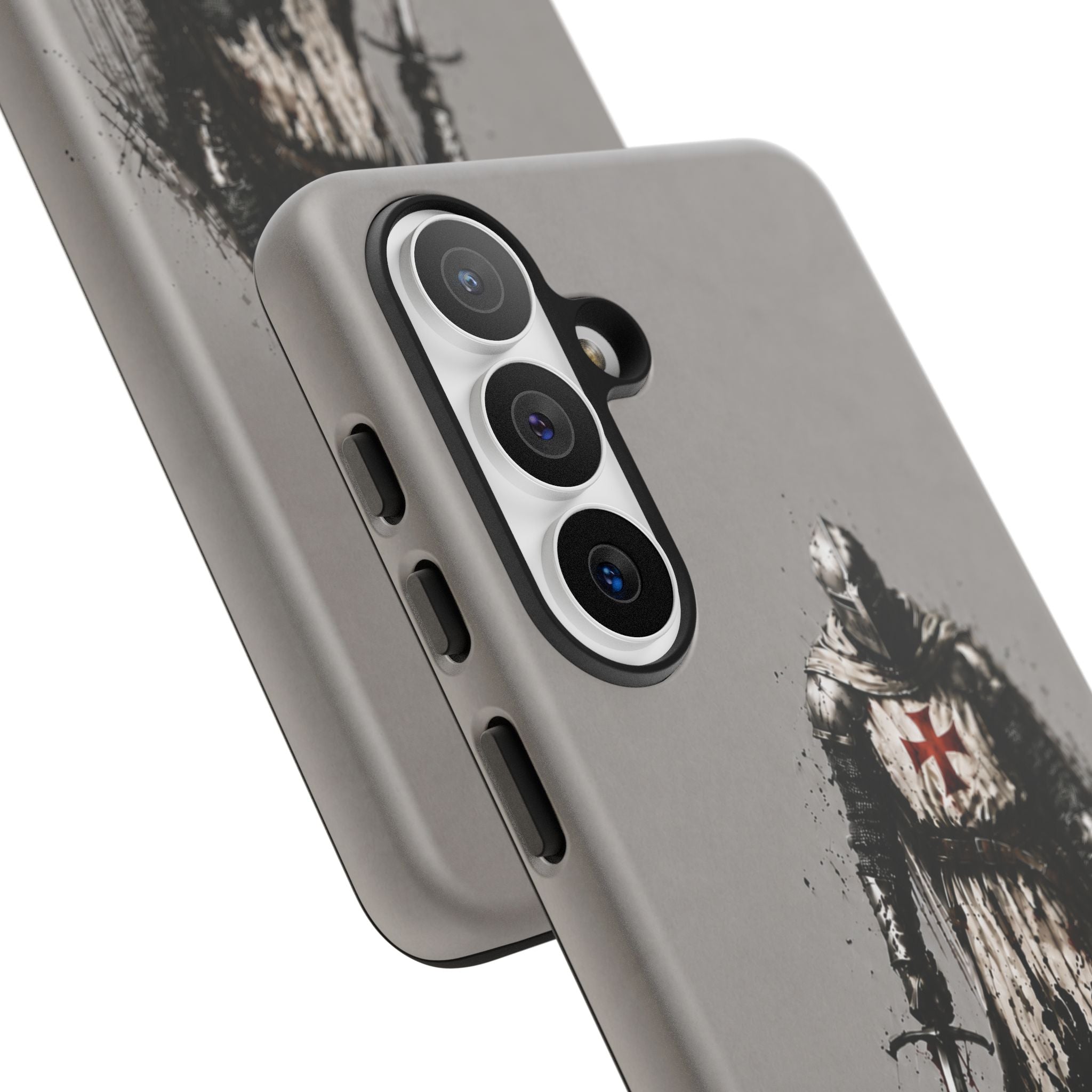 Knight Of The Templar Order Phone Case | Stone Grey