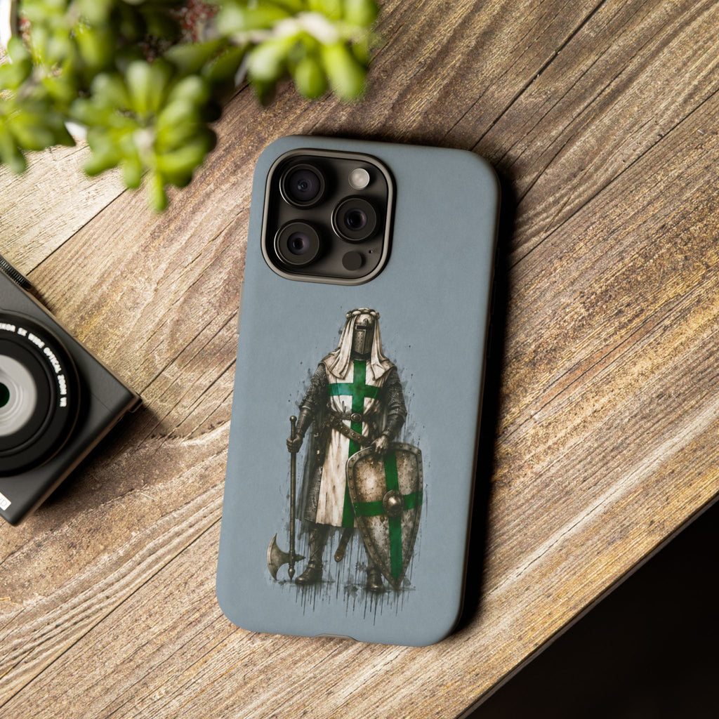 Knight Of The Order Of Saint Lazarus Phone Case | Faded Steel Blue