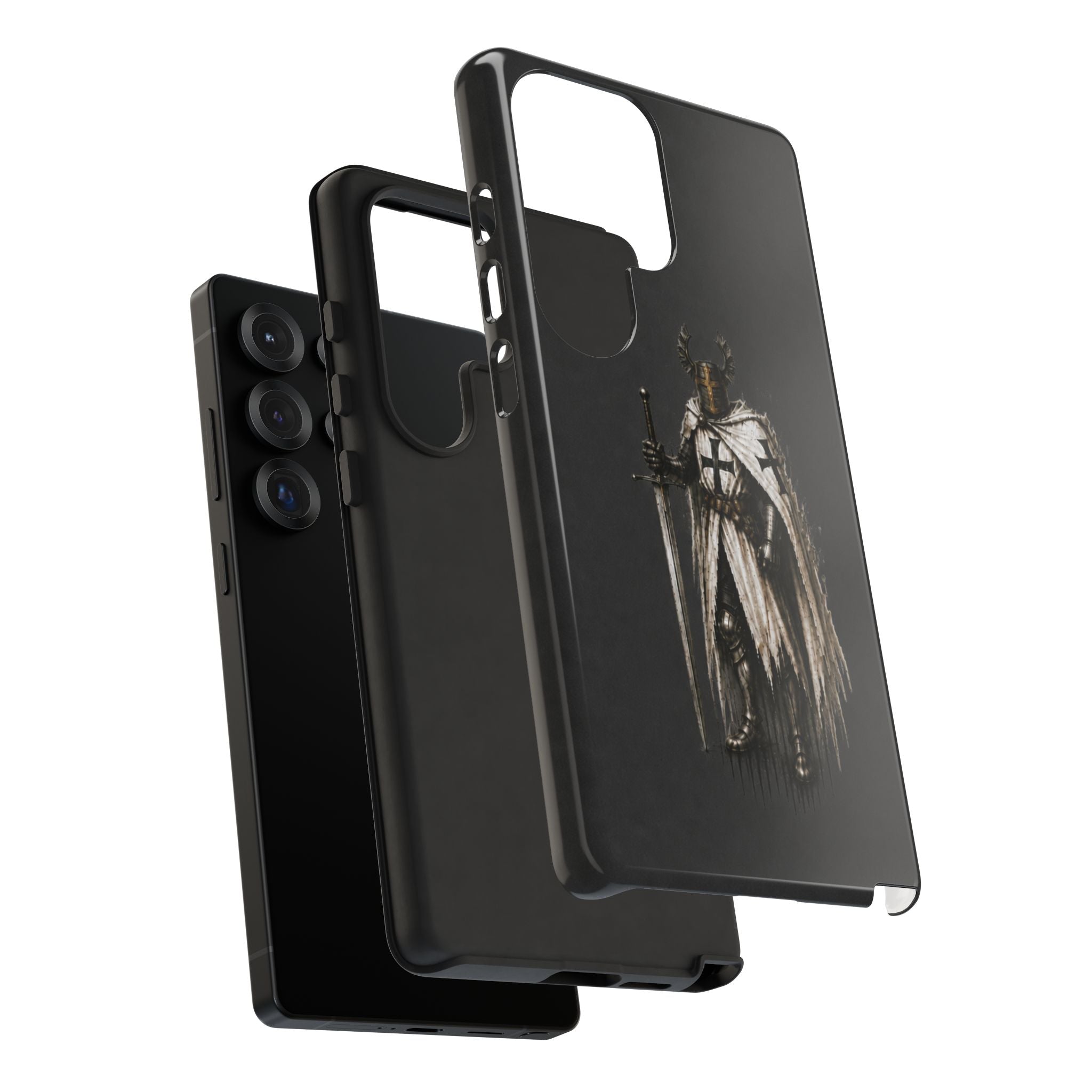 Knight Of The Teutonic Order Phone Case | Charcoal Grey