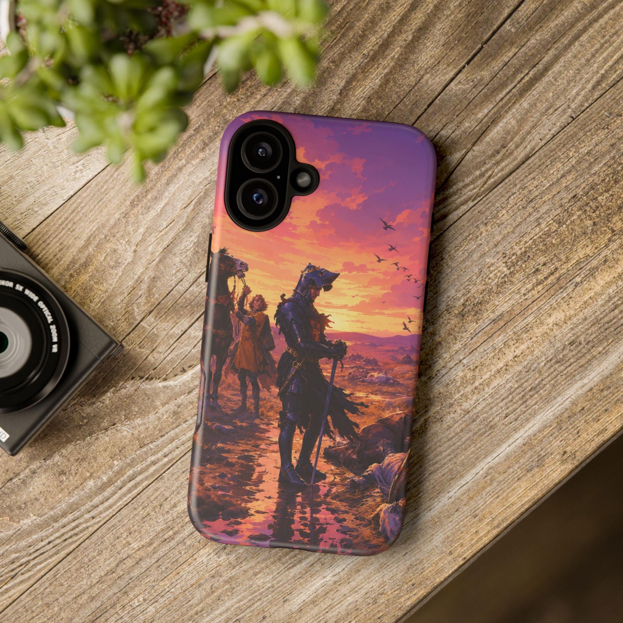 Medieval Knight Phone Cases In The GTA VI Art Style
