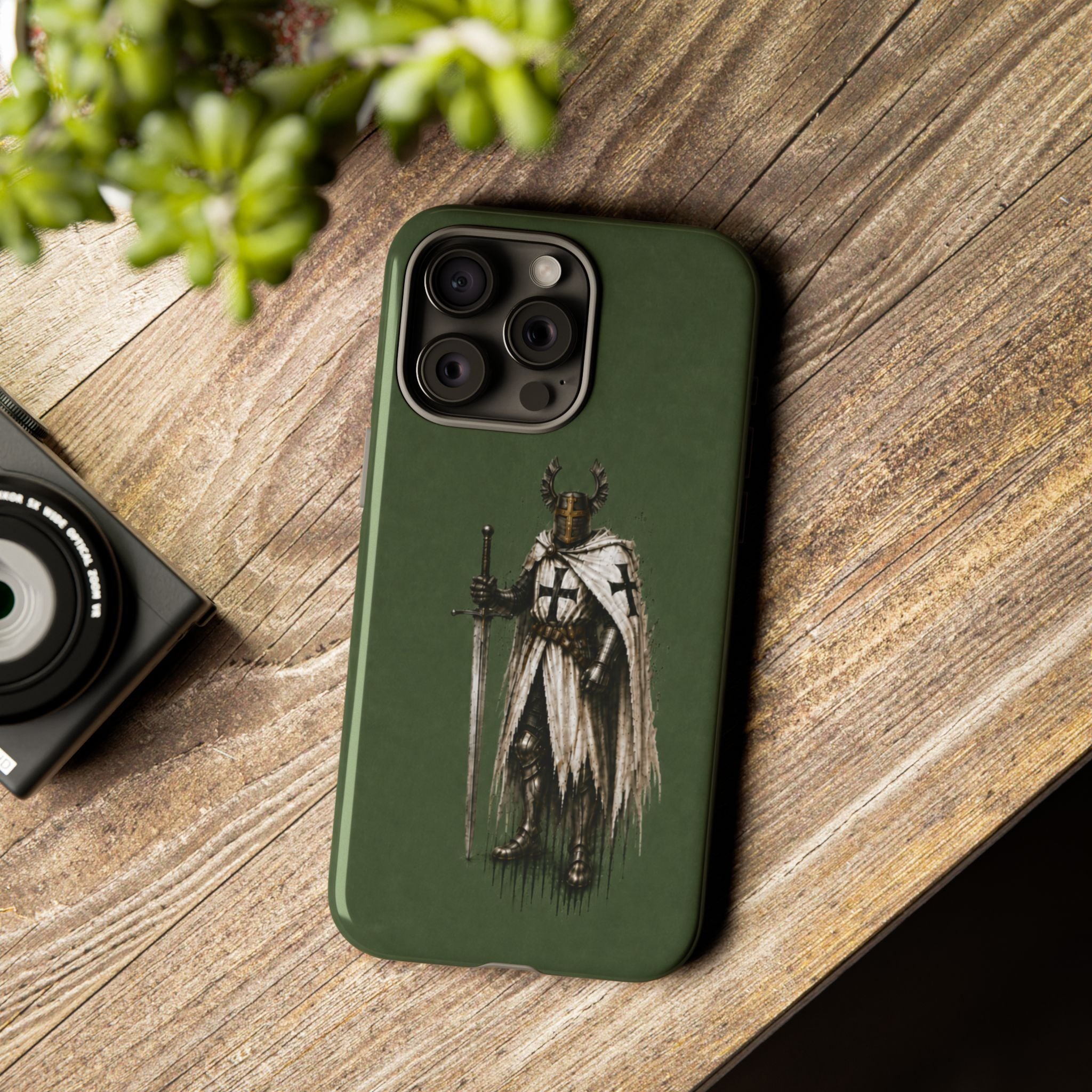 Knight Of The Teutonic Order Phone Case I Forest Green