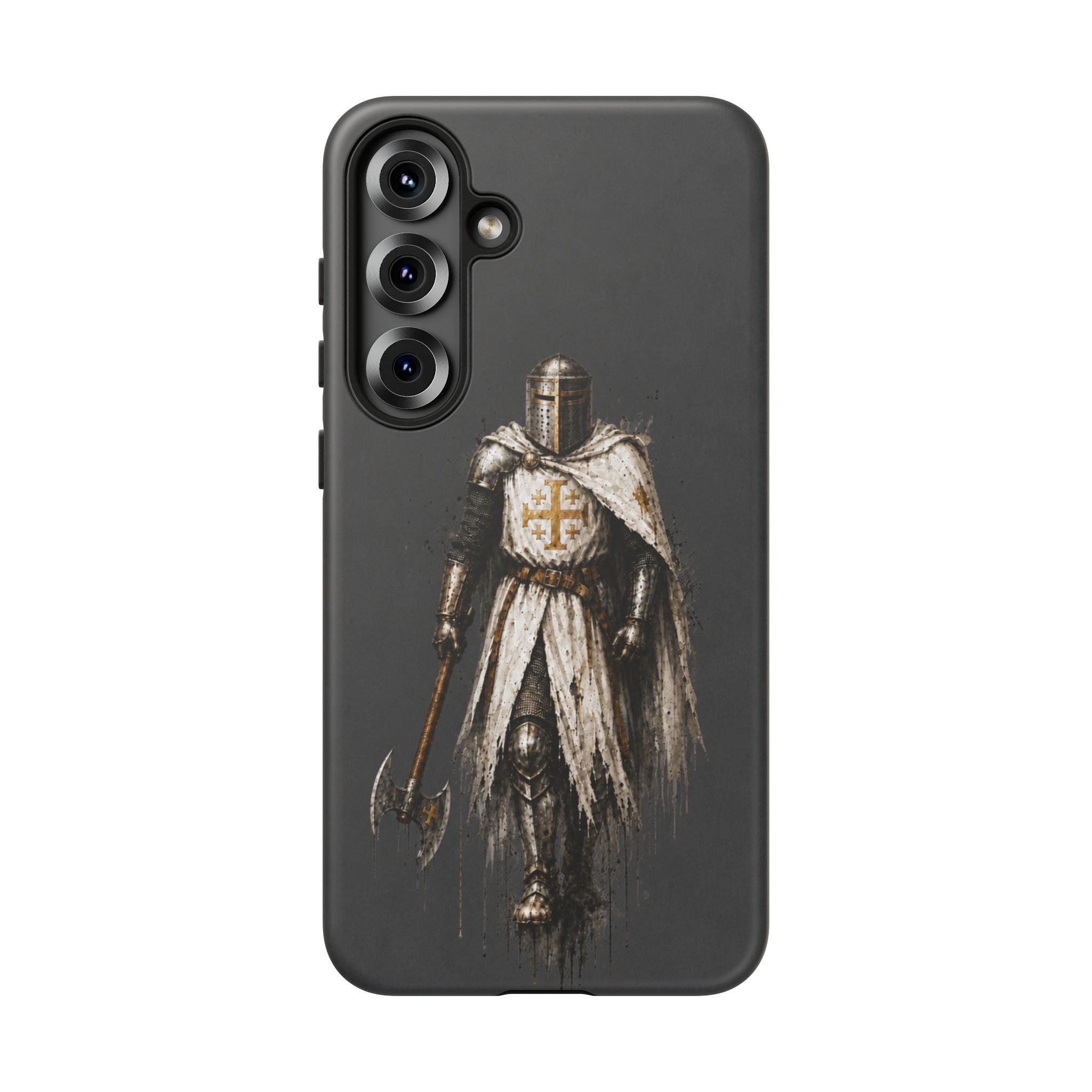 Knight Of The Kingdom Of Jerusalem Phone Case | Charcoal Grey