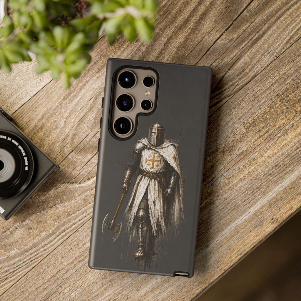 Knight Of The Kingdom Of Jerusalem Phone Case | Charcoal Grey