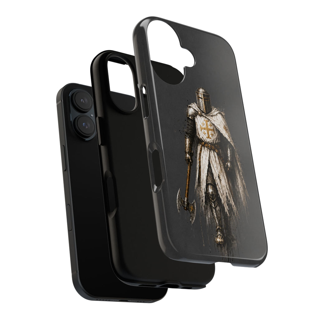 Knight Of The Kingdom Of Jerusalem Phone Case | Charcoal Grey