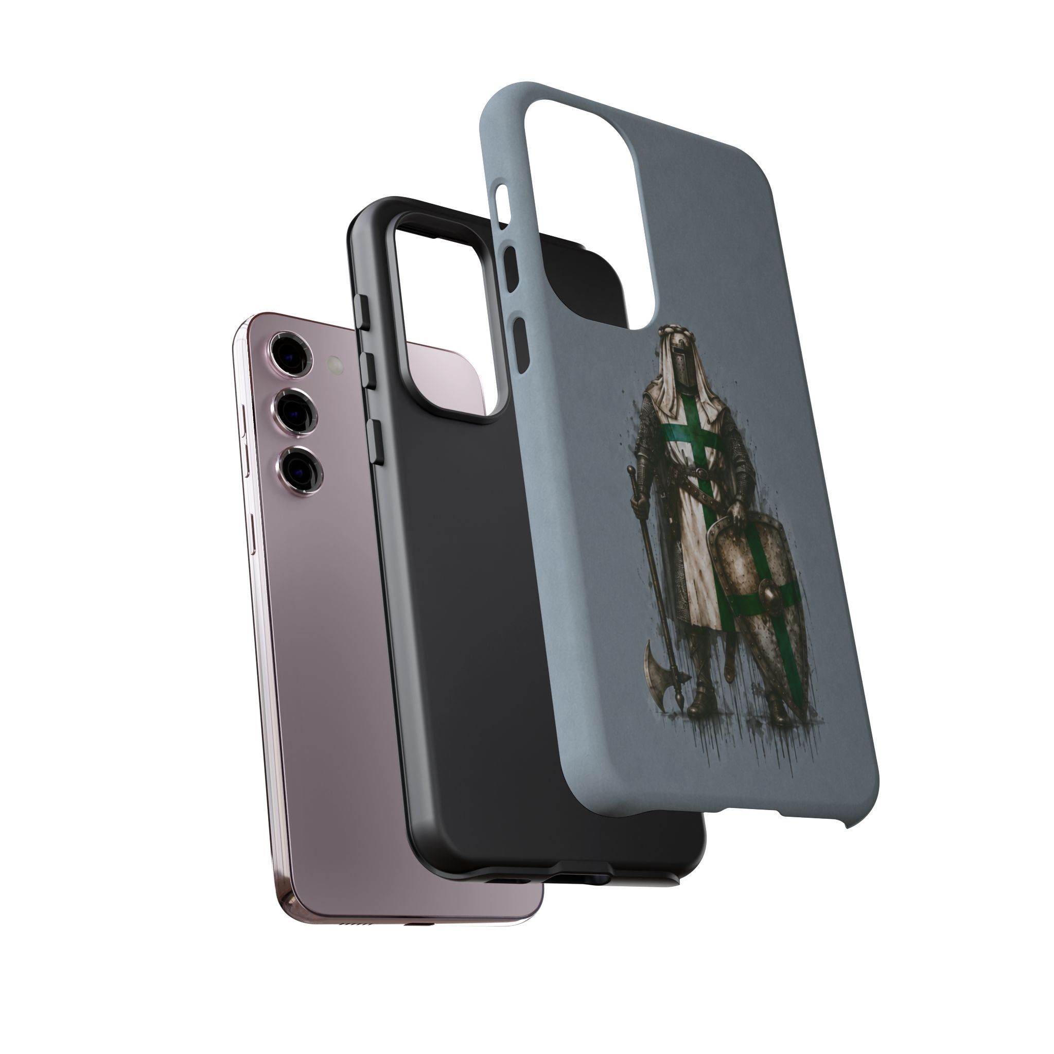 Knight Of The Order Of Saint Lazarus Phone Case | Faded Steel Blue