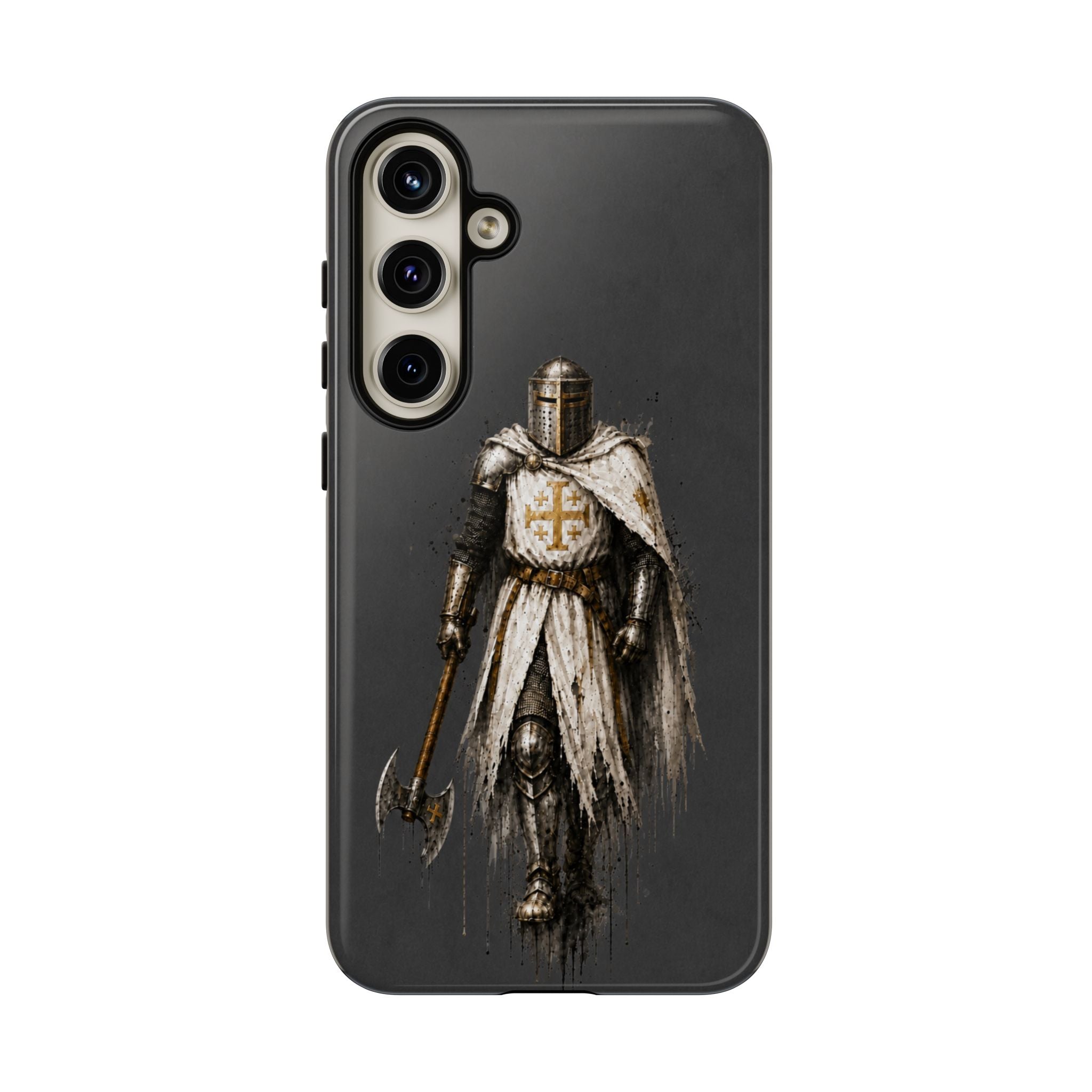 Knight Of The Kingdom Of Jerusalem Phone Case | Charcoal Grey