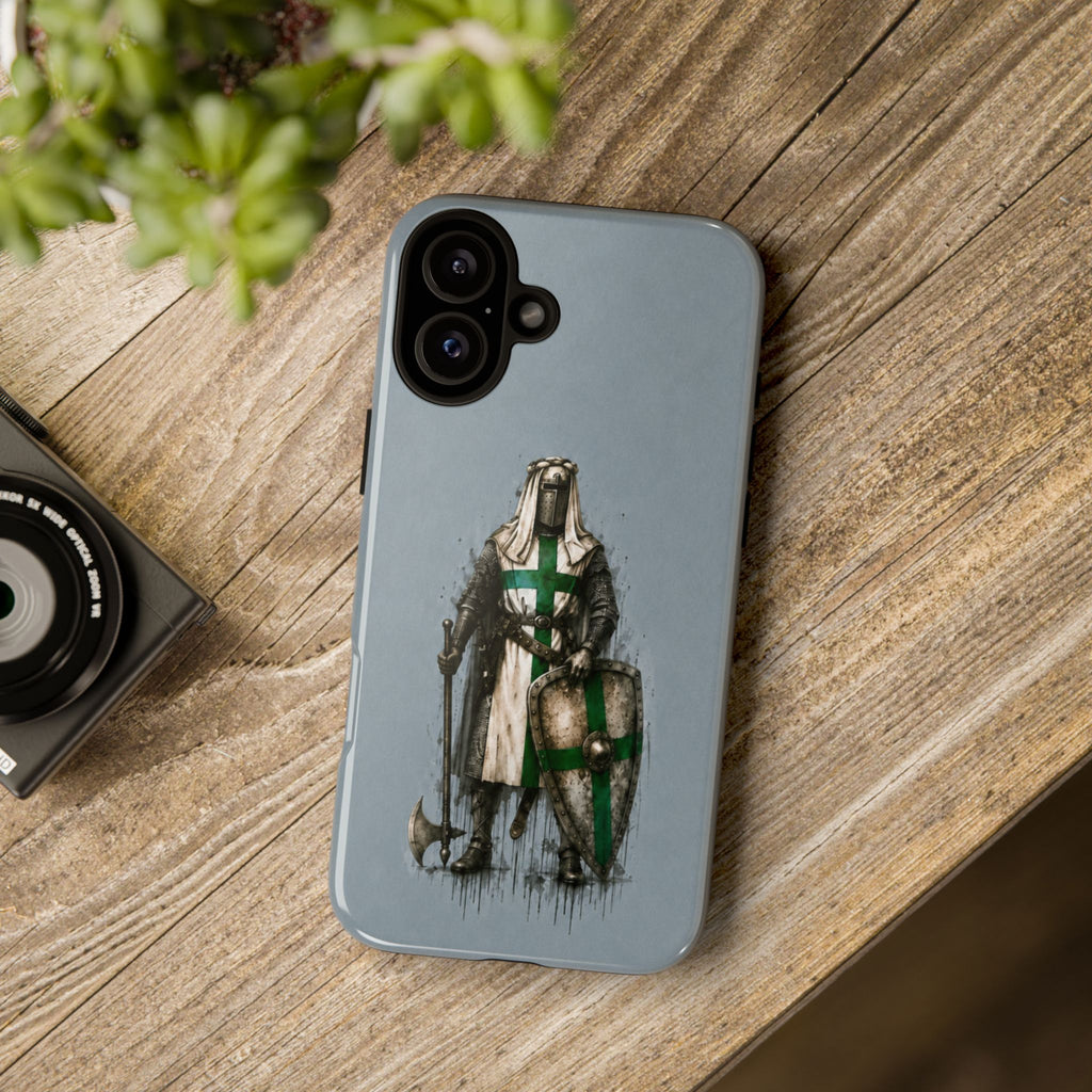 Knight Of The Order Of Saint Lazarus Phone Case | Faded Steel Blue