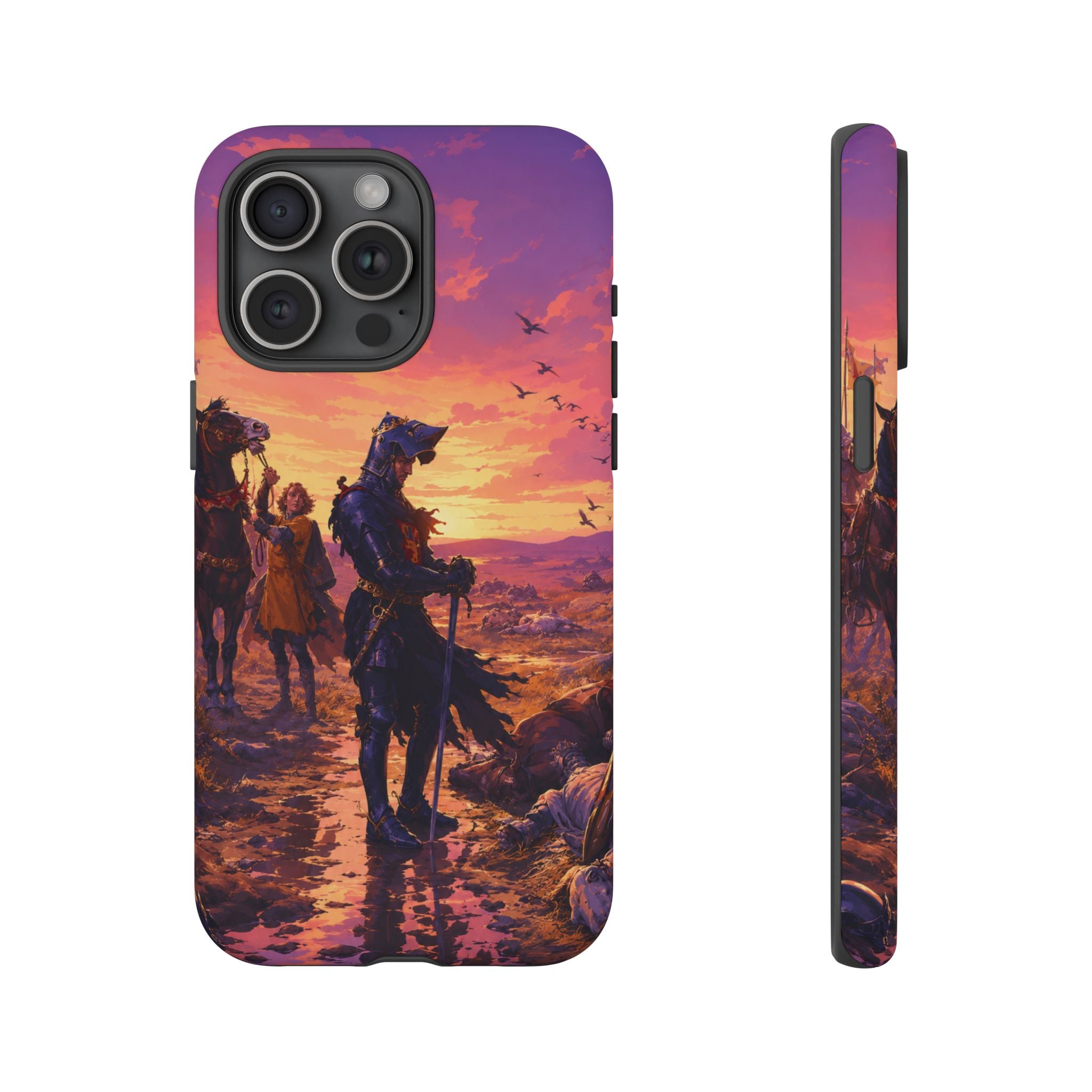Medieval Knight Phone Cases In The GTA VI Art Style
