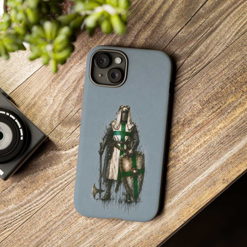 Knight Of The Order Of Saint Lazarus Phone Case | Faded Steel Blue