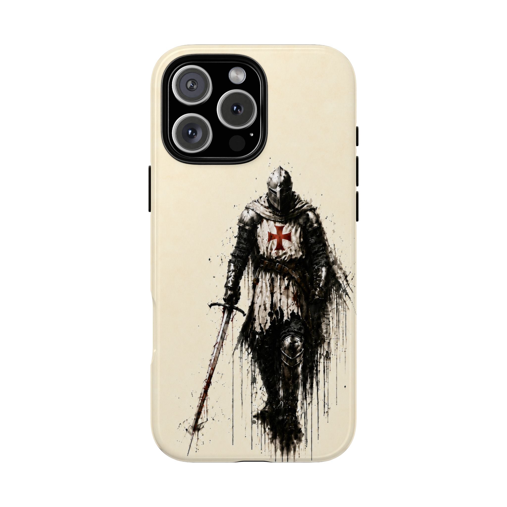 Knight Of The Templar Order Phone Case | Parchment Ivory