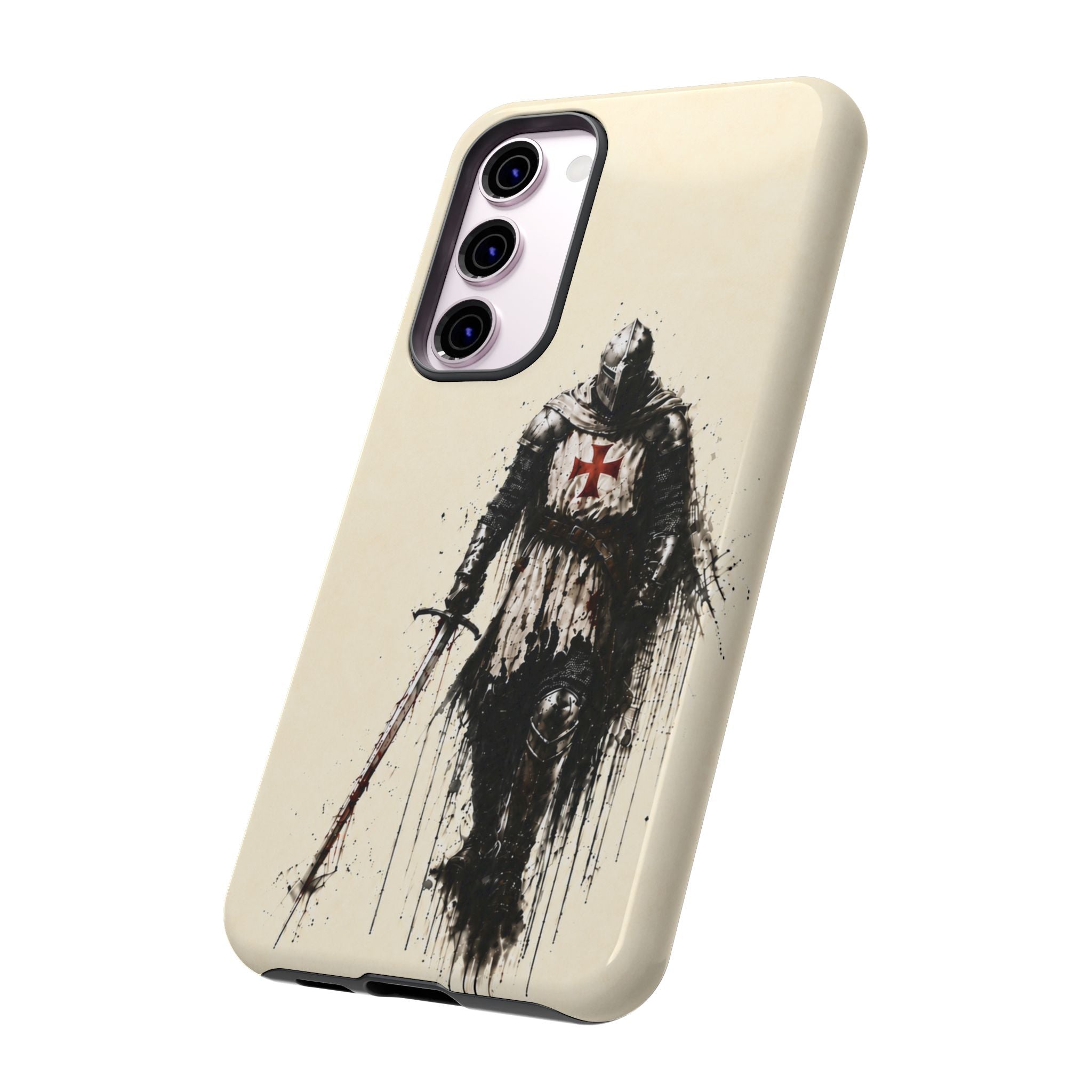 Knight Of The Templar Order Phone Case | Parchment Ivory