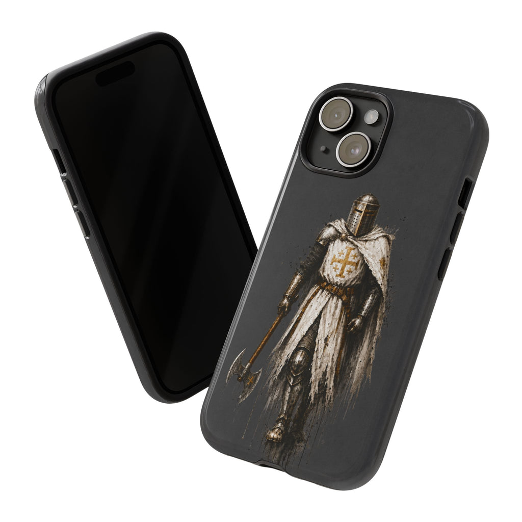 Knight Of The Kingdom Of Jerusalem Phone Case | Charcoal Grey