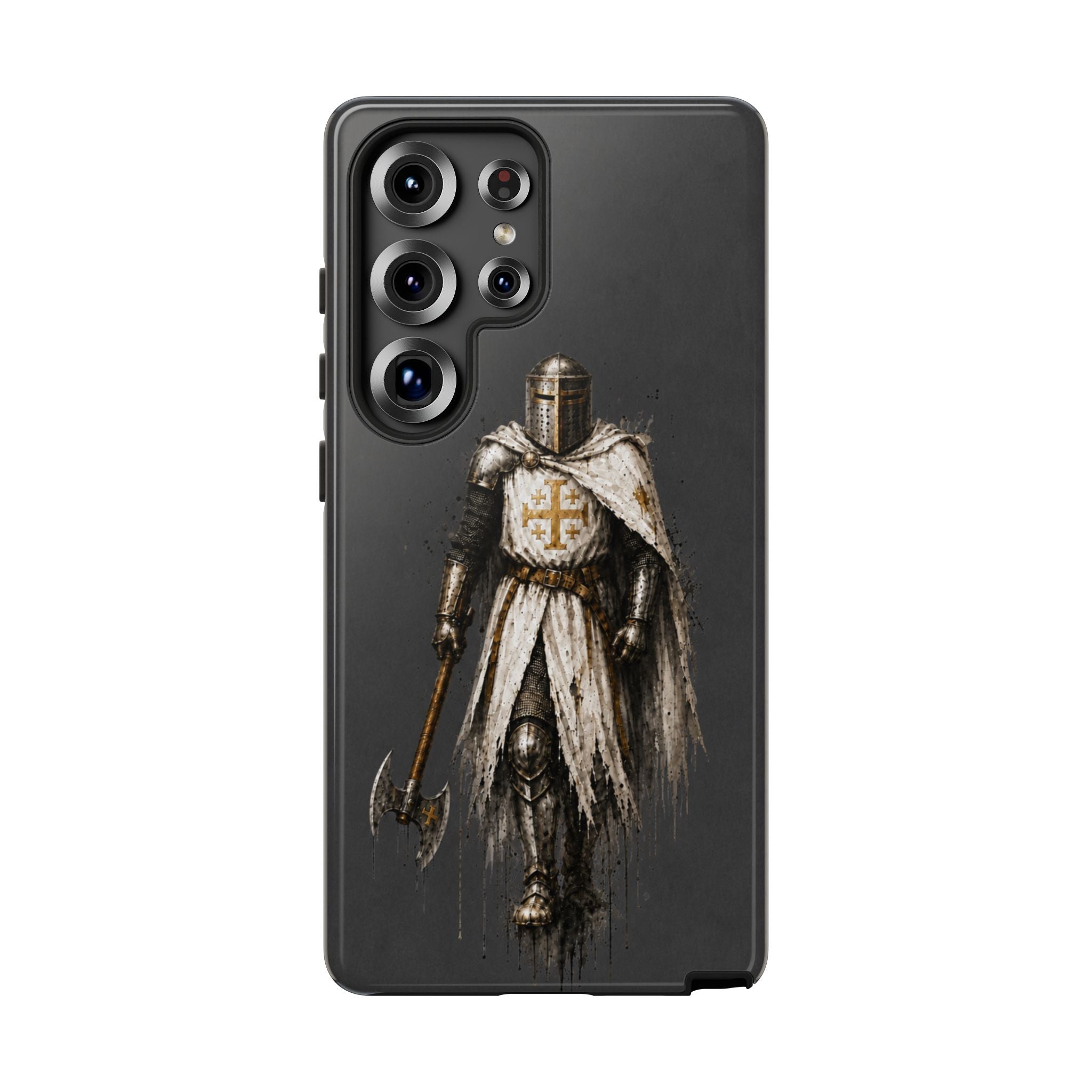 Knight Of The Kingdom Of Jerusalem Phone Case | Charcoal Grey