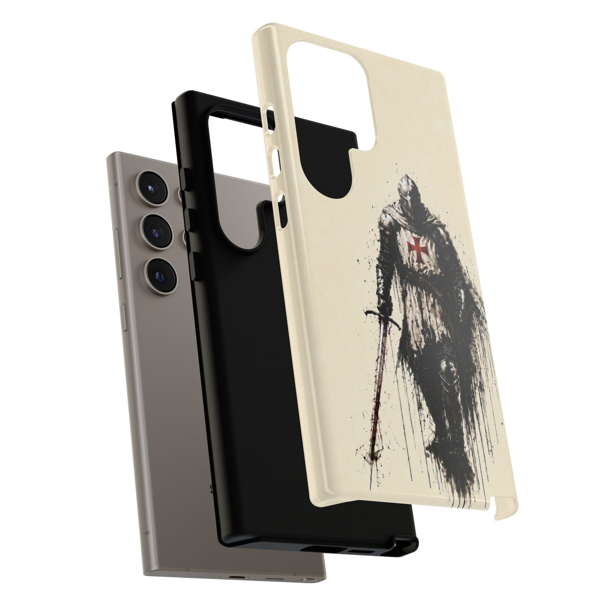 Knight Of The Templar Order Phone Case | Parchment Ivory