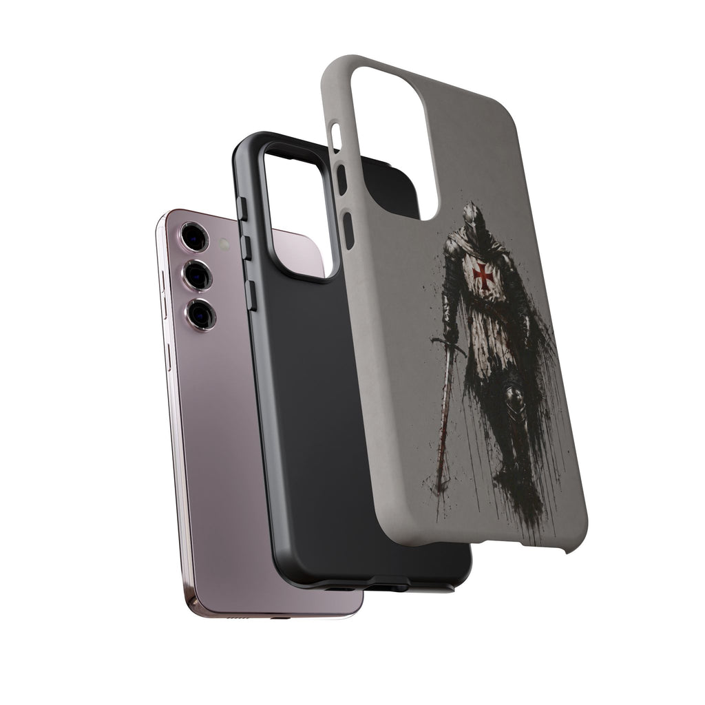 Knight Of The Templar Order Phone Case | Stone Grey