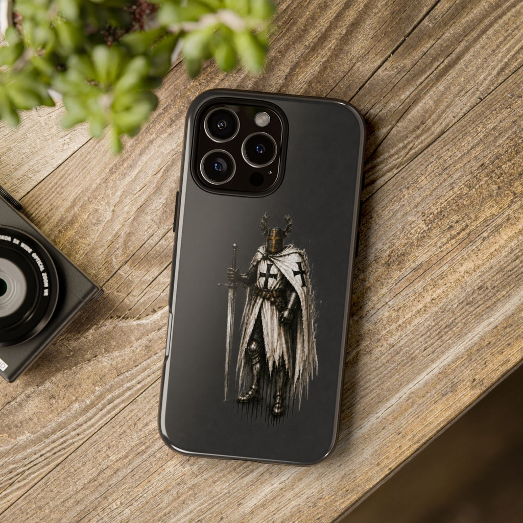 Knight Of The Teutonic Order Phone Case | Charcoal Grey