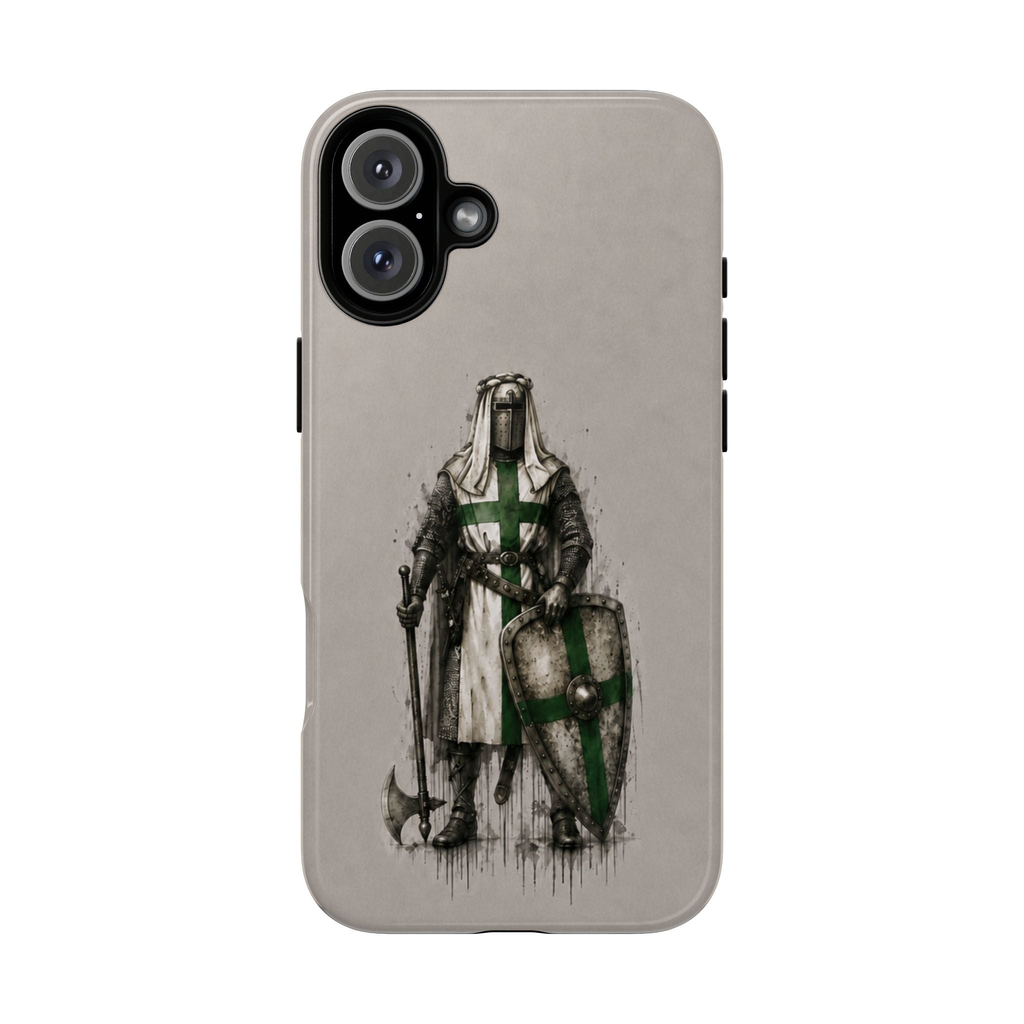 Knight Of The Order Of Saint Lazarus Phone Case | Stone Grey